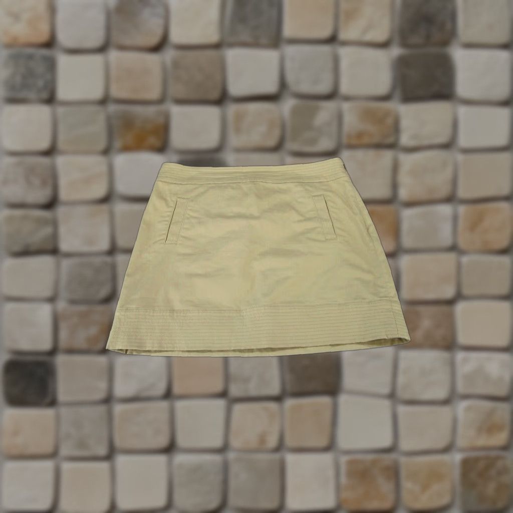 Vineyard Vines VINTAGE Vineyard Vines Skirt Women’s Size 8 Beige Cotton Spandex Mini Casual Party Girl's Size 30" / US 8 / IT 44 - 1 Thumbnail