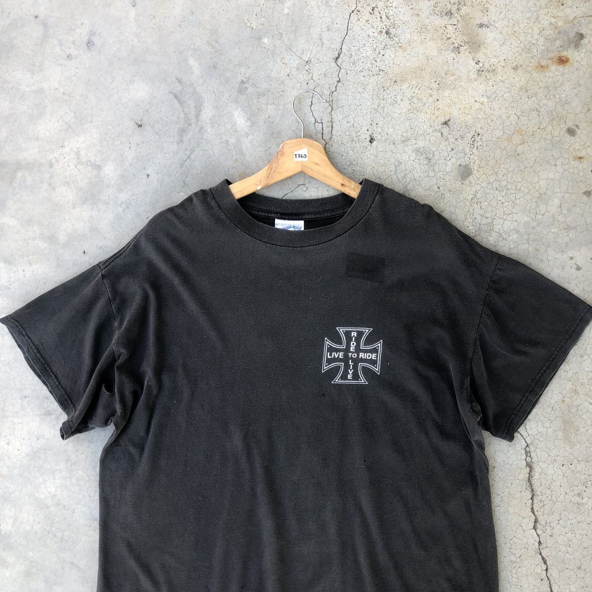 Other 🔴Very Rare Ride To Live T-Shirt Faded Size US XL / EU 56 / 4 - 3 Thumbnail