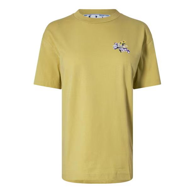 Off-White o1g2r1mq1224 T Shirt in Mustard Size XS / US 0-2 / IT 36-38 - 1 Thumbnail