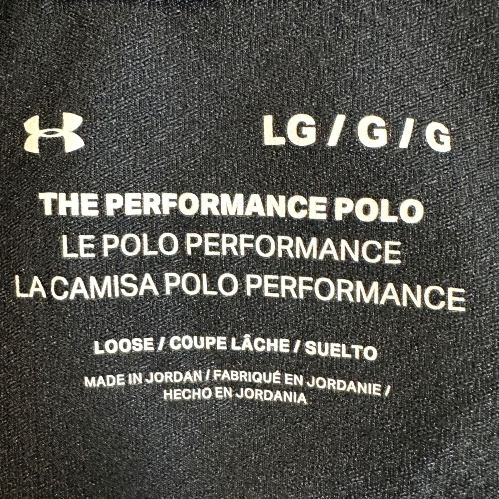 Under Armour Under Armour The Performance Shirt Golf Polo Men Large Black Short Sleeve Rugby Polo Shirt Mens L Black Size US L / EU 52-54 / 3 - 4 Thumbnail