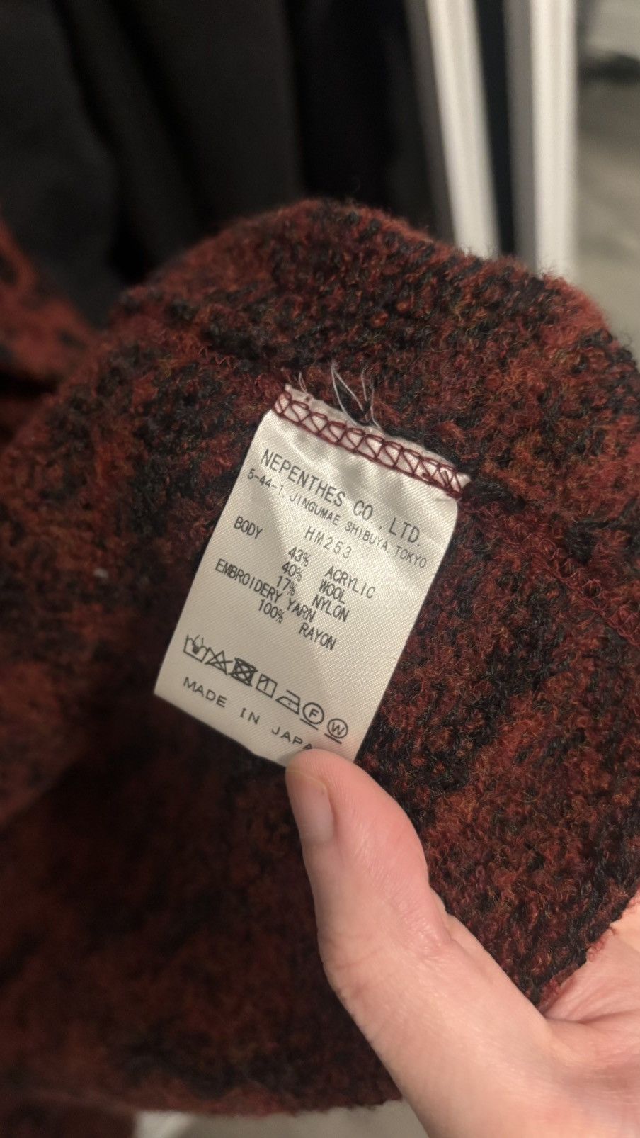 Needles Needles Leopard Mohair Cardigan / Shawl Cardigan Size US L / EU 52-54 / 3 - 7 Thumbnail