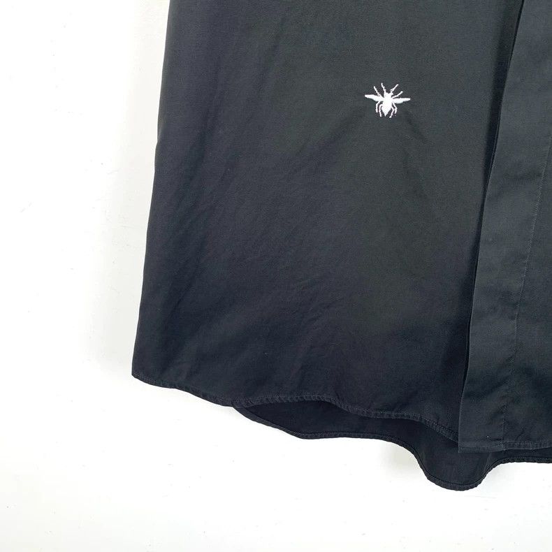 Dior Dior Black little bee embroidered lapel cotton short-sleeve Size US XXS / EU 40 - 4 Thumbnail