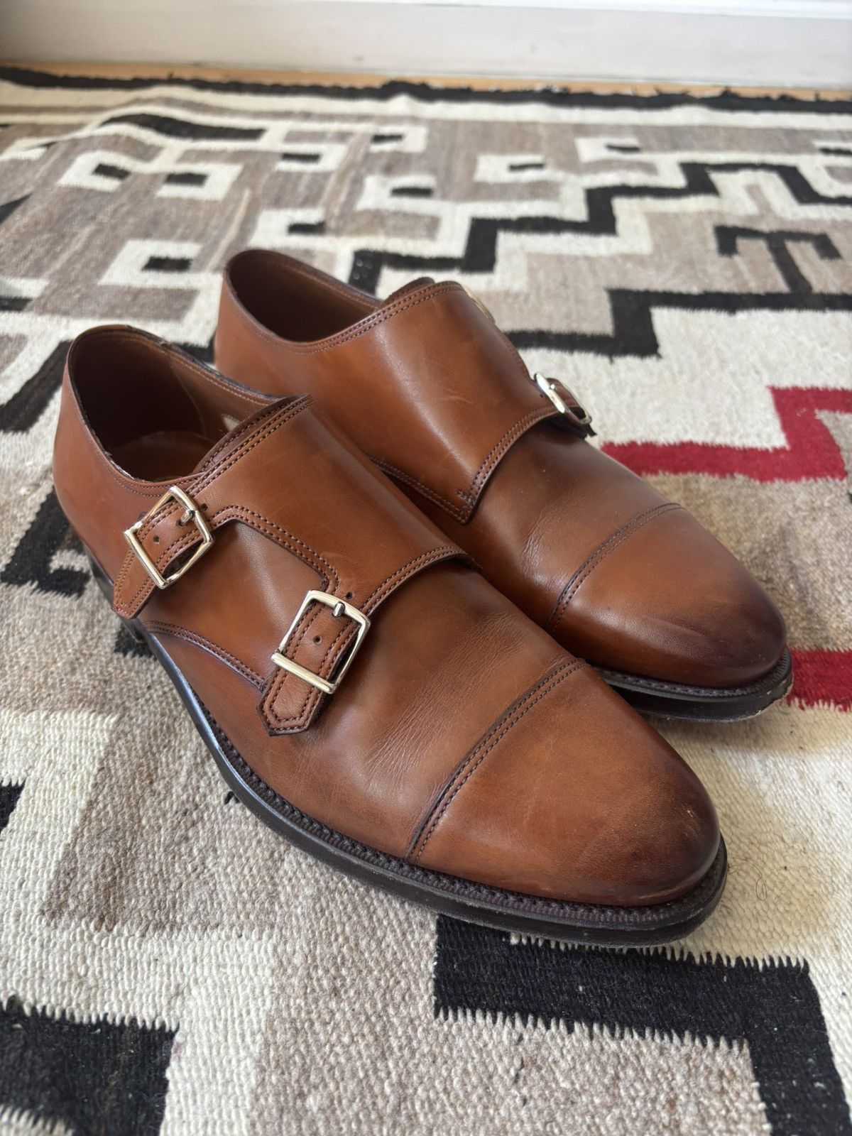 Other Al Bazar Mid Brown Double Monk Size US 7 / EU 40 - 1 Thumbnail