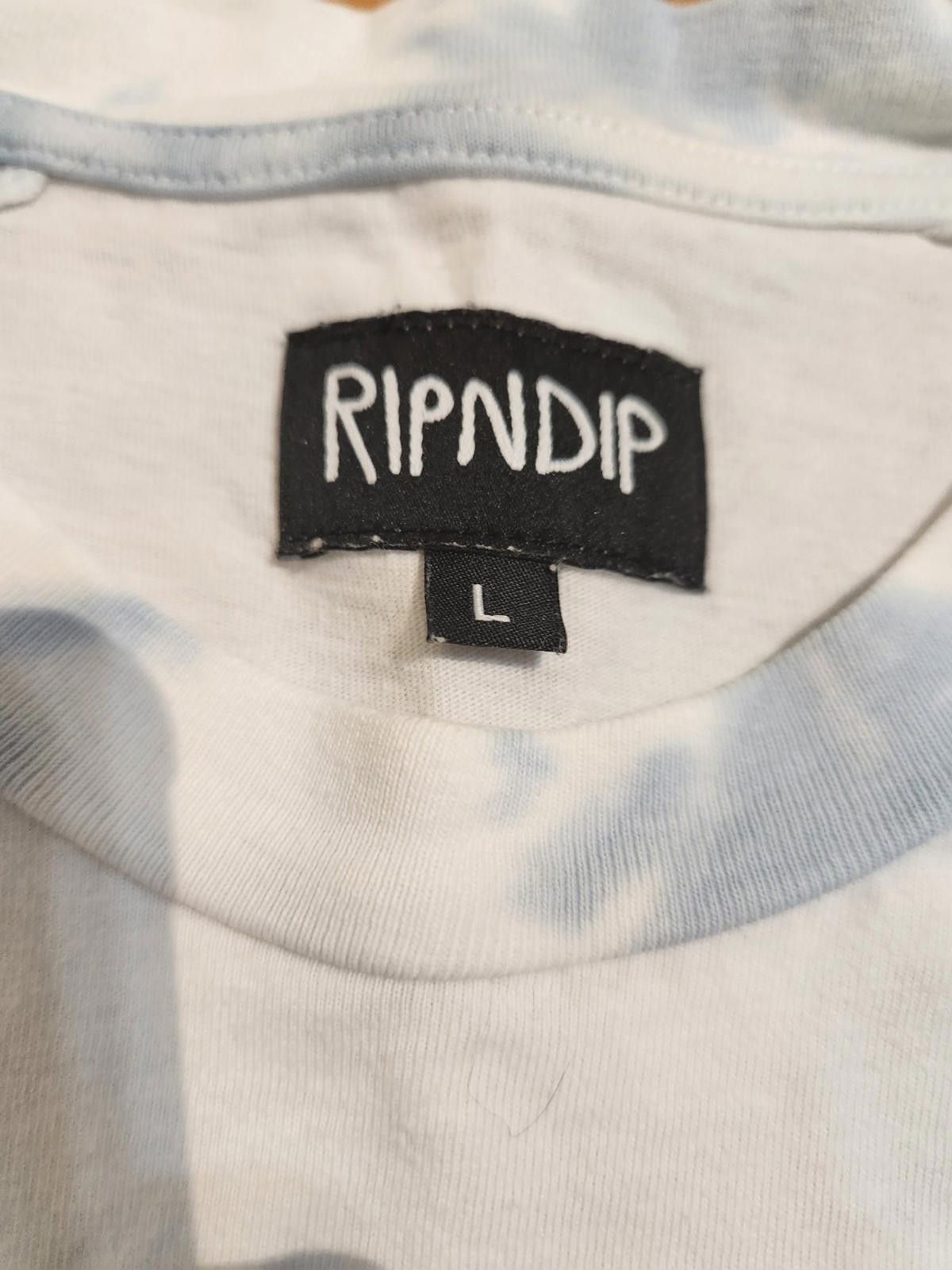 RIPNDIP RIPNDIP Angelic Cats Tie Dye 3/4 Sleeve Shirt White Men's L Size US L / EU 52-54 / 3 - 3 Thumbnail