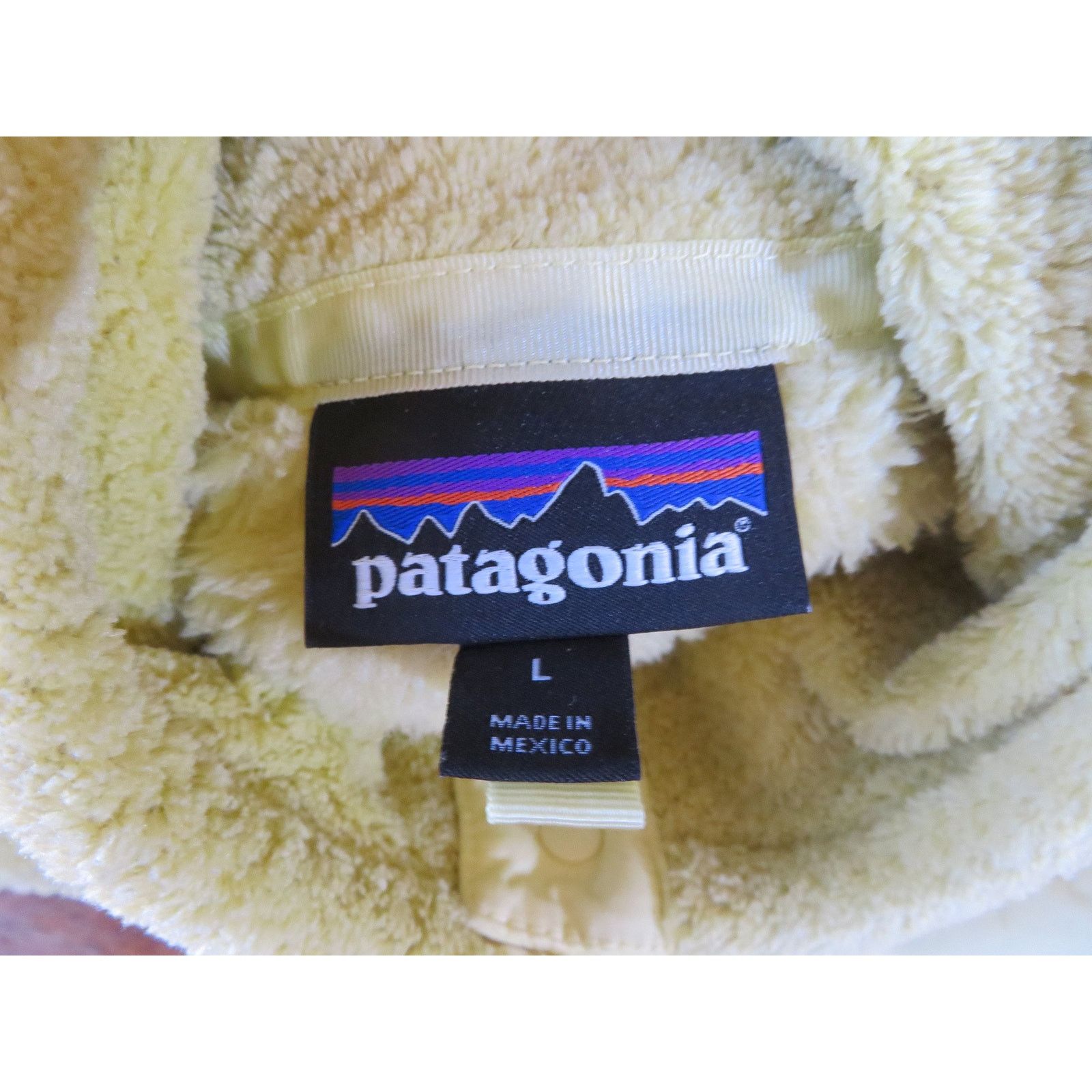 Patagonia Patagonia Snap-T Style Fleece Jacket Yellow Womens Sz L Size L / US 10 / IT 46 - 3 Thumbnail