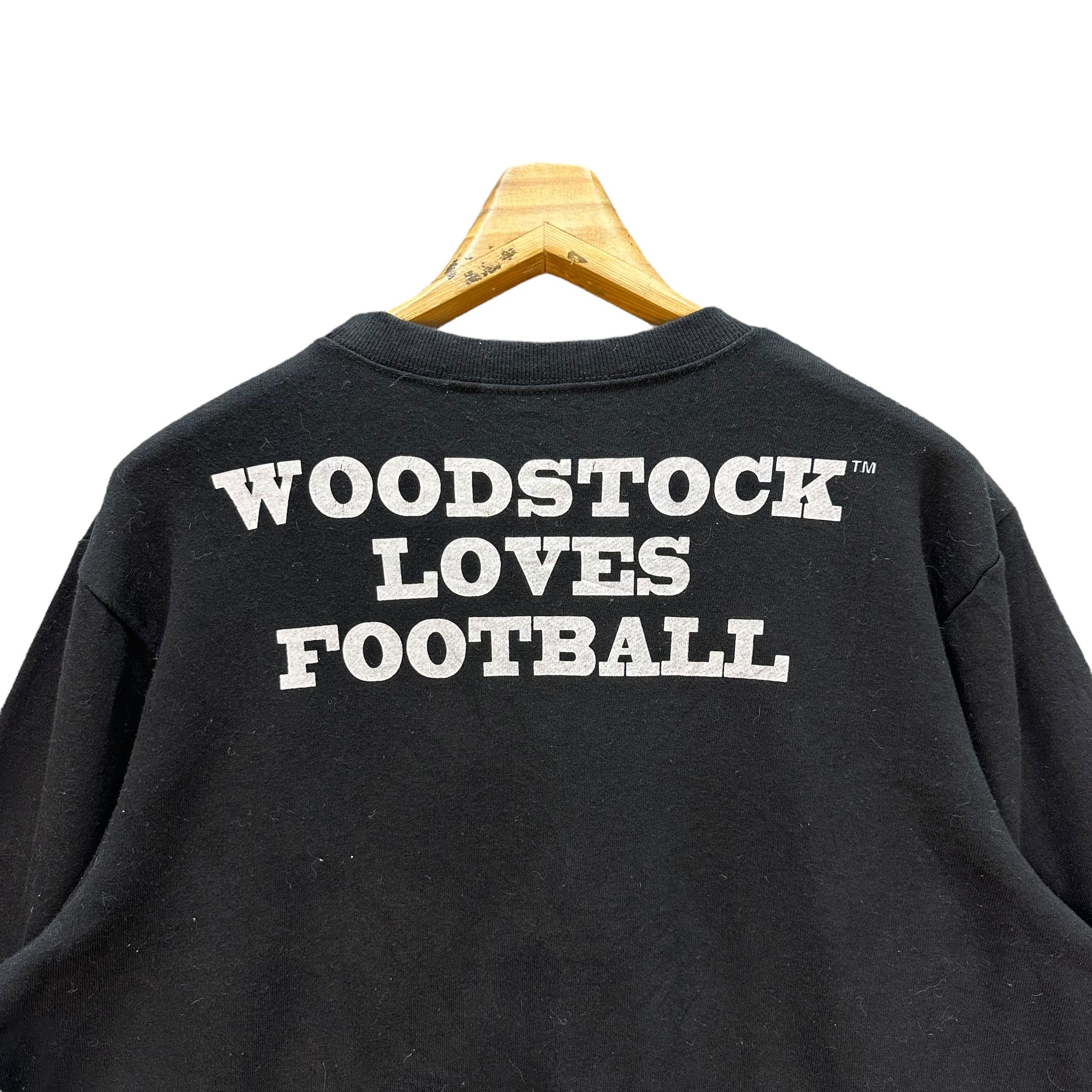 Peanuts PEANUTS SNOOPY WOODSTOCK LOVES FOOTBALL SWEATSHIRTS #9080-55 Size US L / EU 52-54 / 3 - 12 Thumbnail
