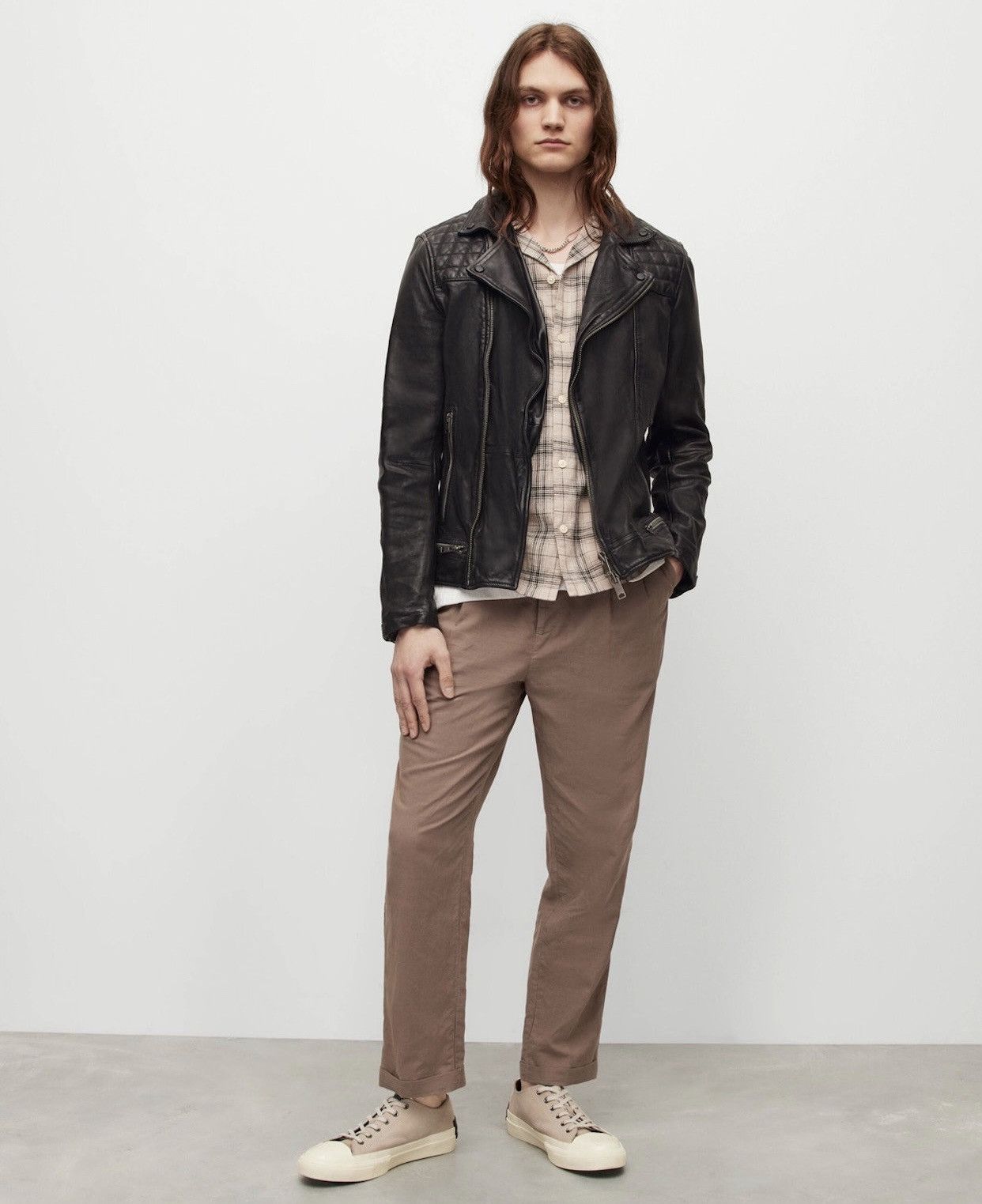 Allsaints Allsaint Leather Jacket Oxblood Conroy Size US XS / EU 42 / 0 - 19 Thumbnail
