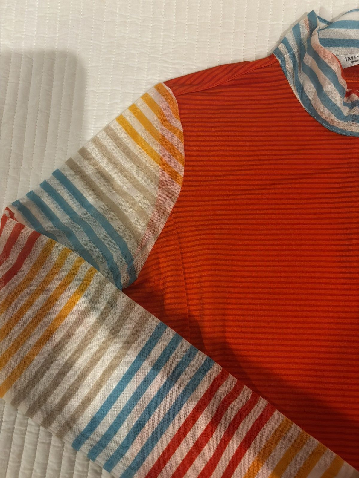 Imperial Long sleeve shirt with quarter zipper.wt416 Size S / US 4 / IT 40 - 4 Thumbnail