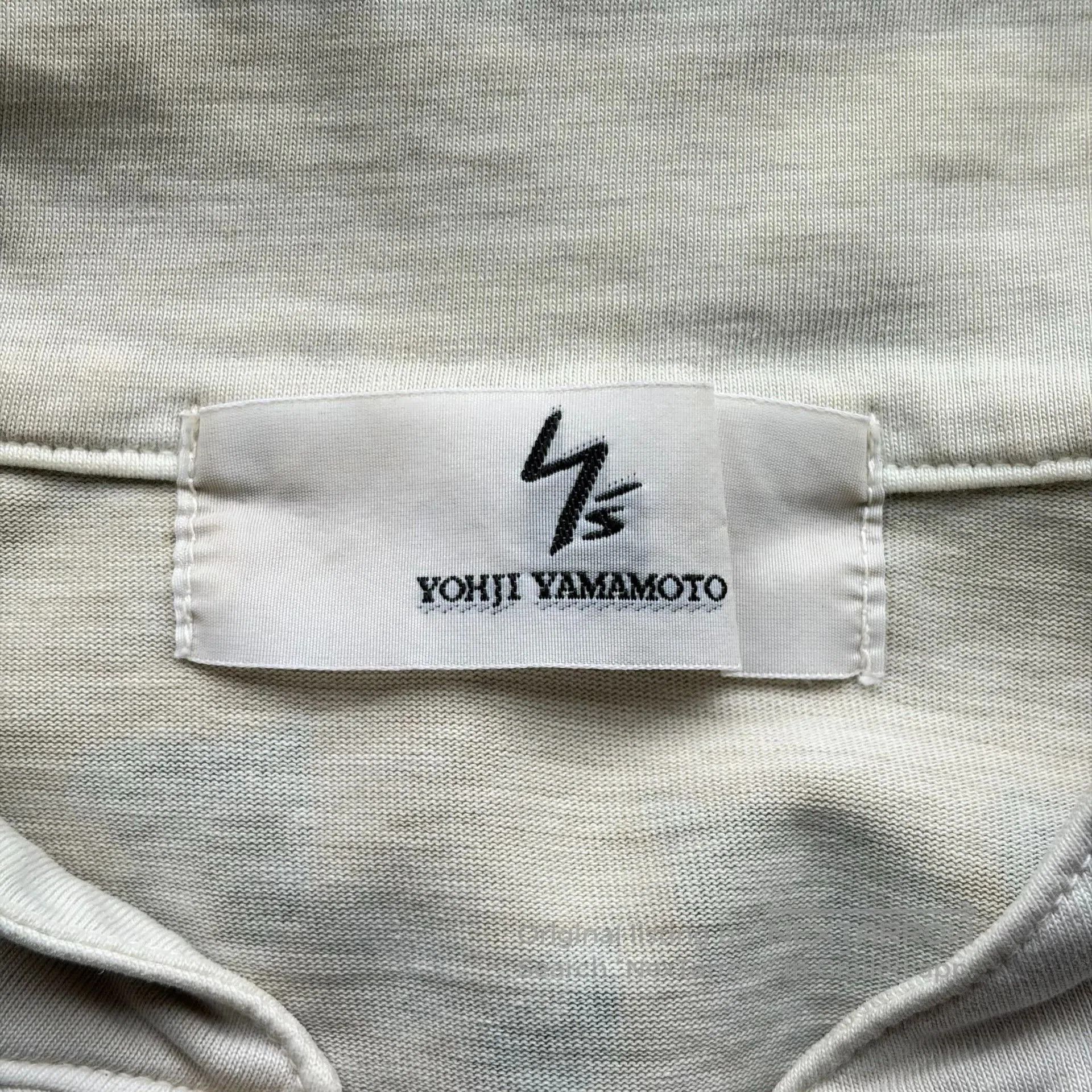 Y's for Men Yohji Yamamoto 00s Floral Polo Short Sleeve. Size US L / EU 52-54 / 3 - 5 Thumbnail