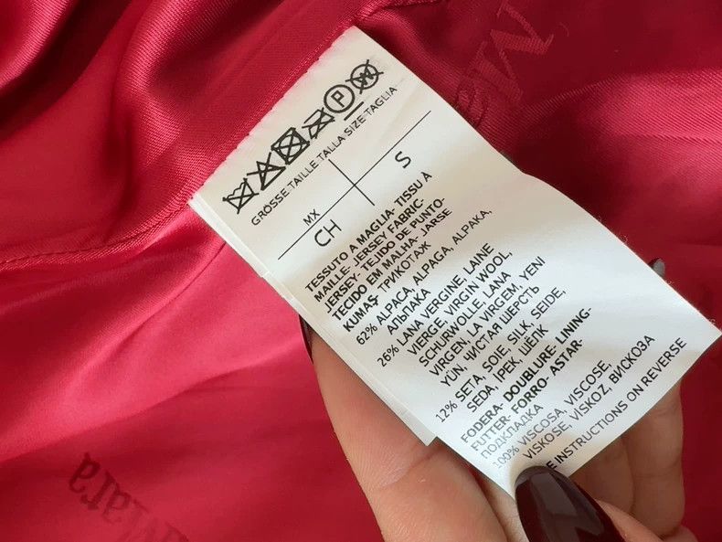 Max Mara Max Mara Genuine Teddy Bear Red Long Coat Size S / US 4 / IT 40 - 4 Thumbnail