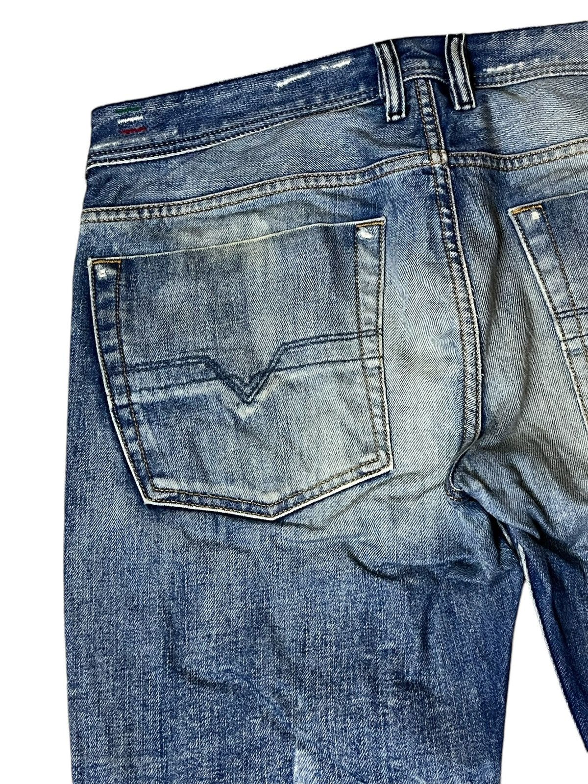 Diesel SICK🔥DIESEL LTD ZATINY MUD DISTRESSED MADE IN ITALY JEANS Size US 35 - 12 Thumbnail