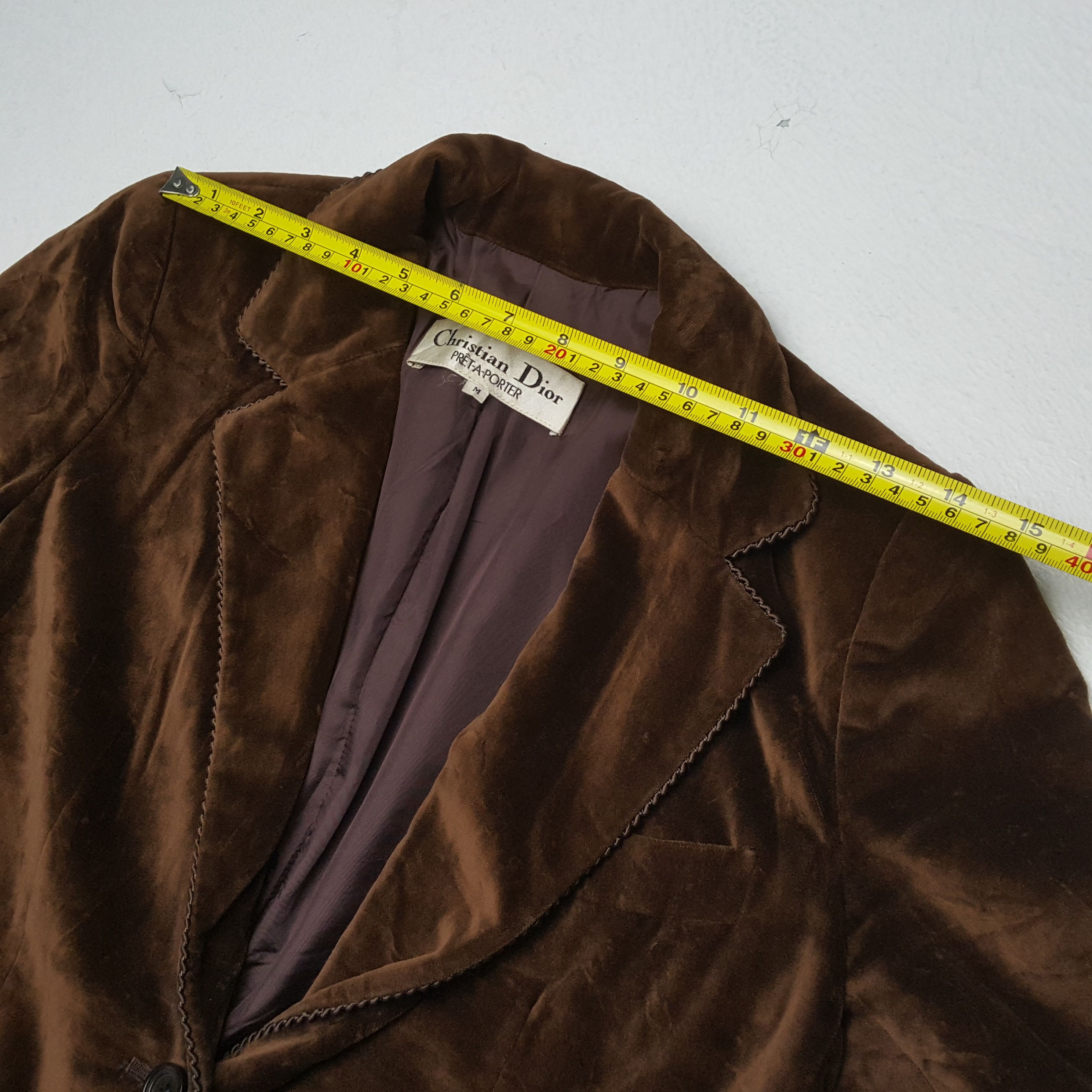 Christian Dior Monsieur × Vintage CHRISTIAN DIOR Blazer Designer Brand Size S / US 4 / IT 40 - 5 Thumbnail