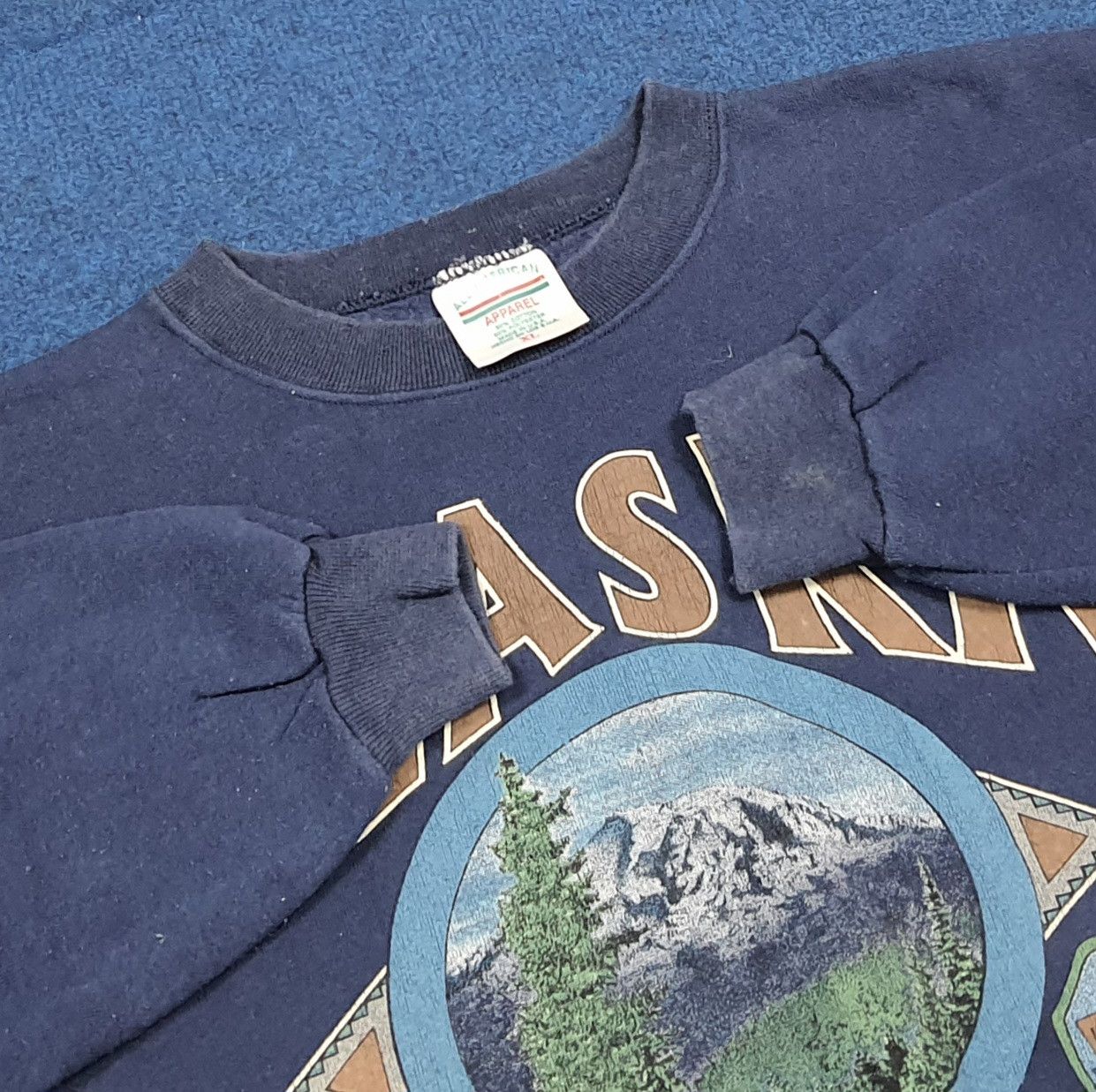 Vintage Vintage Alaska Nature States Graphic Sweatshirt C291N2 Size US L / EU 52-54 / 3 - 5 Thumbnail