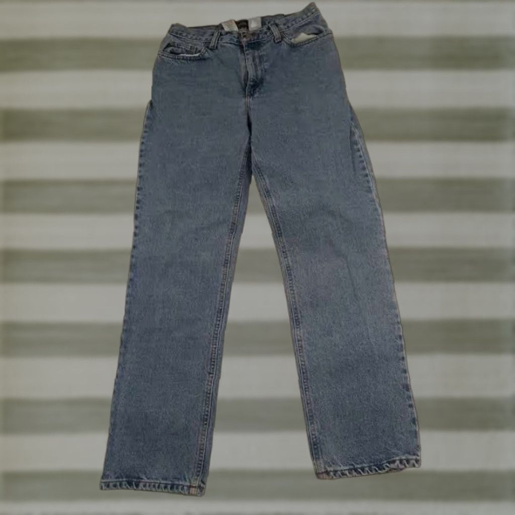 Ralph Lauren Lauren Jeans Co. Woman Jeans Size 10 Blue Medium Wash Straight Zipper Size 32" / US 10 / IT 46 - 1 Thumbnail