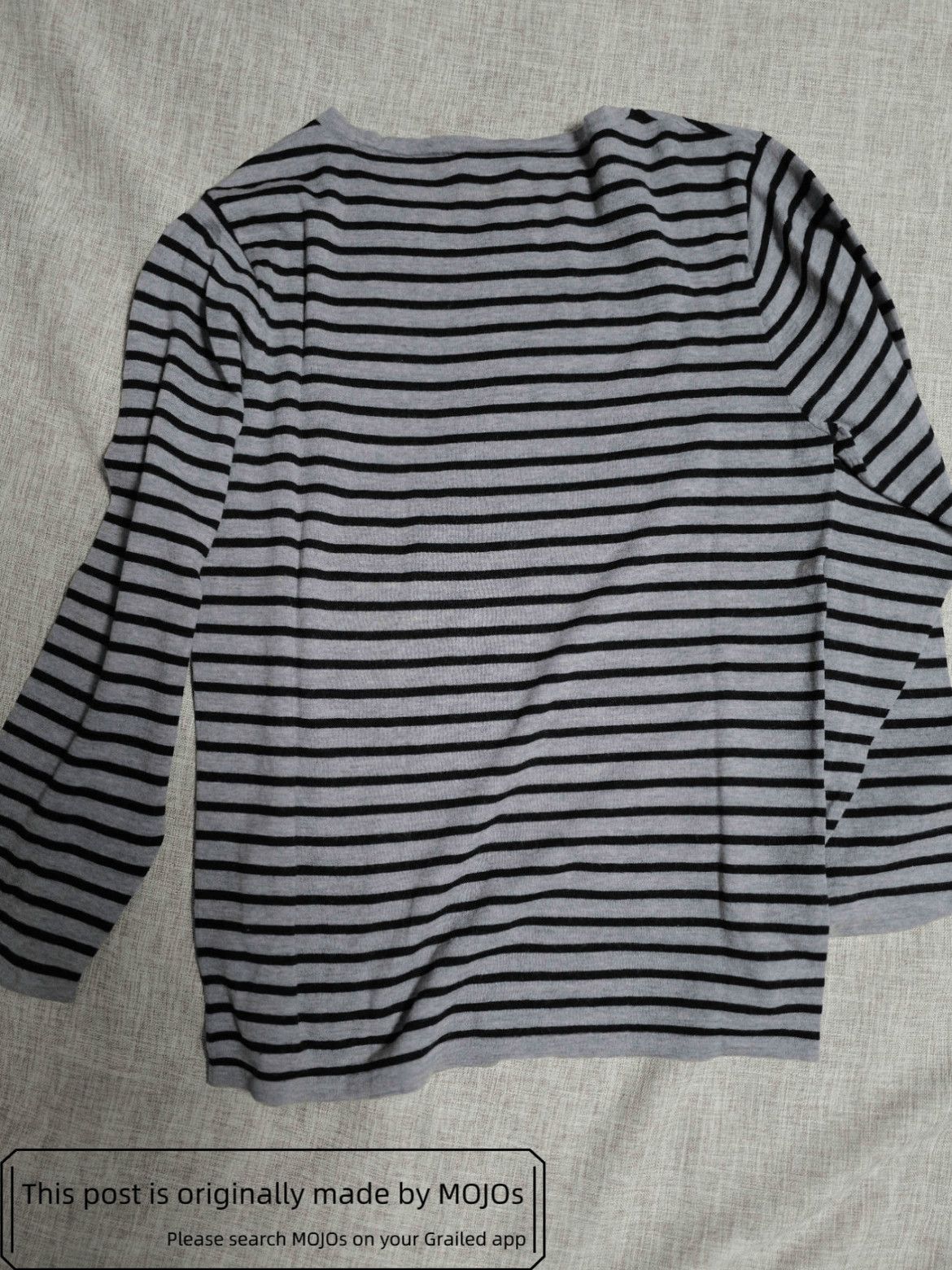 Saint Laurent Paris Saint Laurent Paris 13SS Black Stripe Grey Knitwear Size US S / EU 44-46 / 1 - 2 Thumbnail