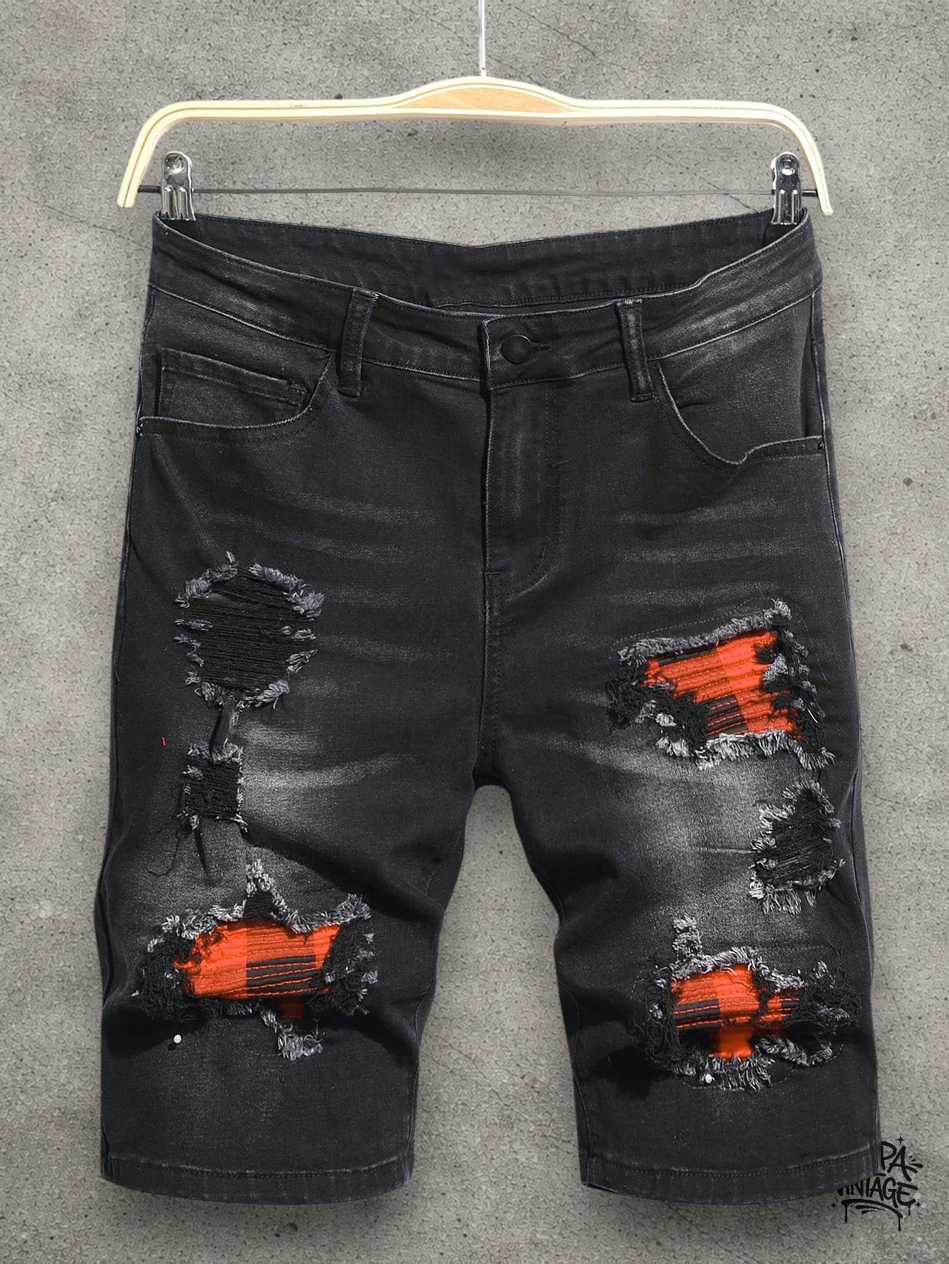 Japanese Brand Ripped jeans shorts Size US 32 / EU 48 - 1 Thumbnail