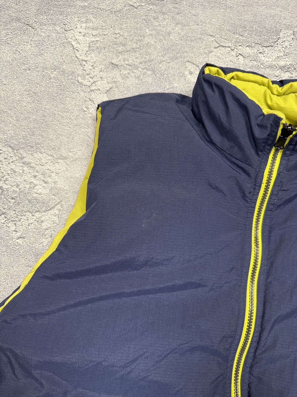 Nike × Vintage Nike Vintage Puffer Reversible Vest Big Logo Size US XL / EU 56 / 4 - 21 Thumbnail
