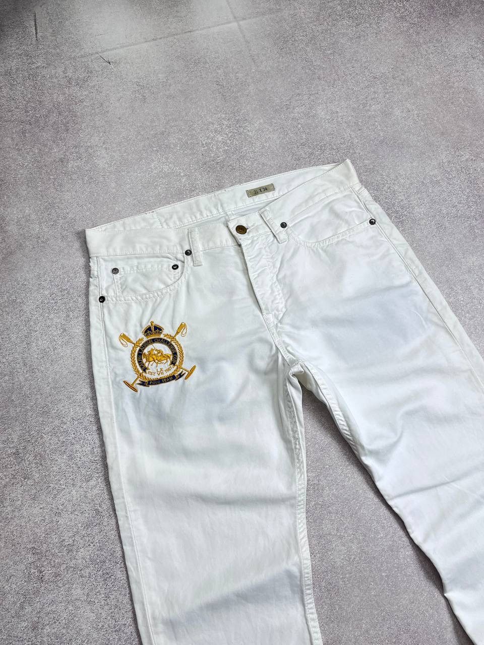 Polo Ralph Lauren × Vintage VINTAGE POLO RALPH LAUREN WHITE CHINO PANTS Y2K 31x34 Size US 32 / EU 48 - 2 Thumbnail