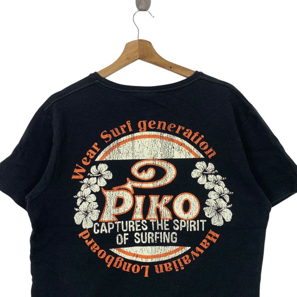 Japanese Brand × Vintage Vintage Piko Surfing Waflle Tee Shirt Size US XL / EU 56 / 4 - 5 Thumbnail