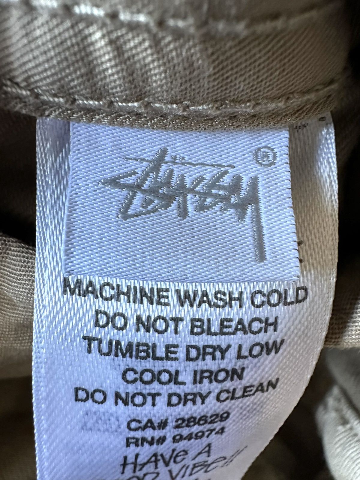 DENIM TEARS × Stussy Denim Tears x Stussy Double S Wreath Chino Pant Kaki SS25 Size US 28 / EU 44 - 8 Thumbnail