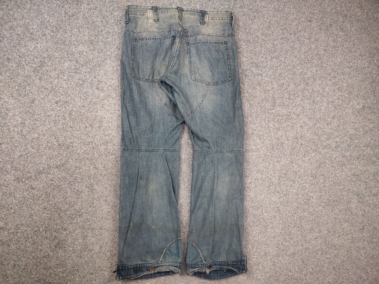 G-Star Rare Vintage G Star Raw Concept elwood Y2K Baggy Zip Jeans Size US 33 - 8 Thumbnail