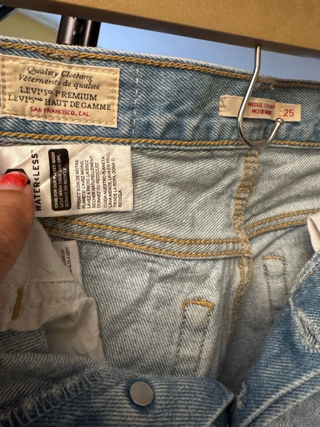Levi's Levi's Premium Wedgie Straight Jeans -25x28 Size 25" / US 0 / IT 36 - 9 Thumbnail