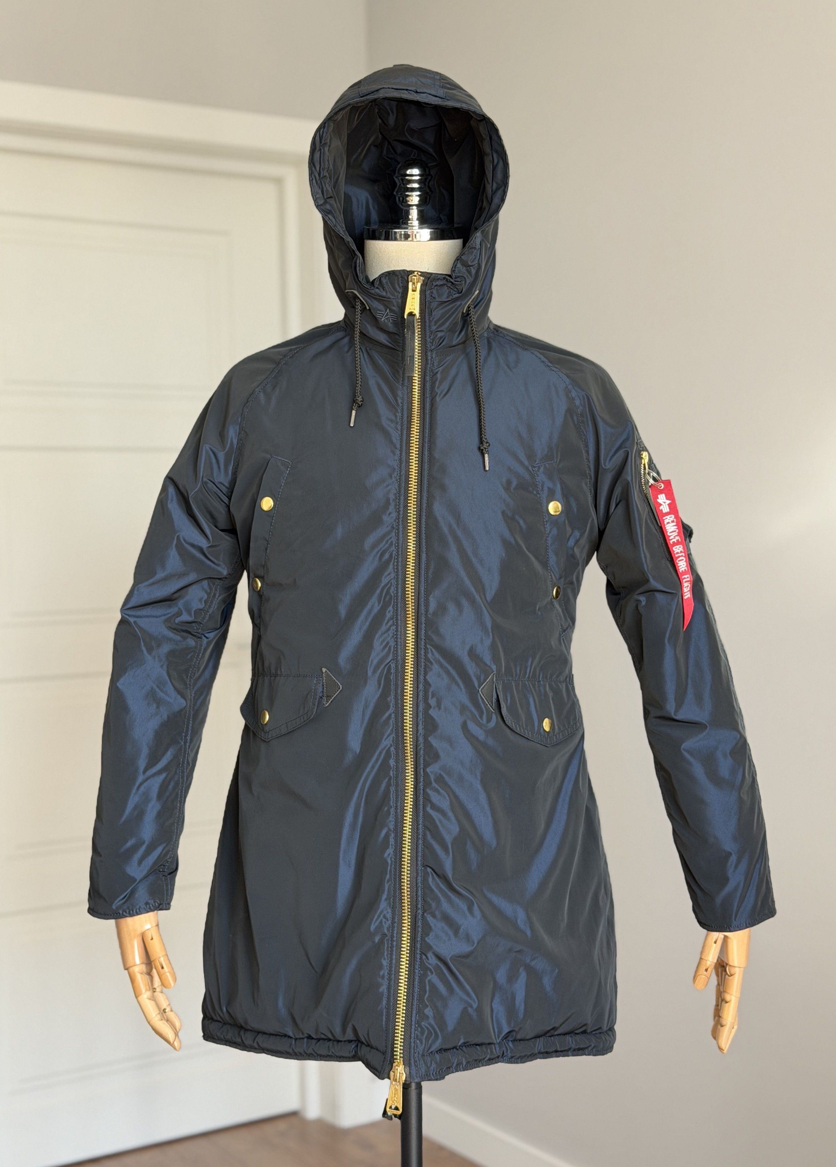 Alpha Industries ALPHA INDUSTRIES Extreme Parka Exparka Rep Blue Coat Jacket Size M / US 6-8 / IT 42-44 - 4 Thumbnail