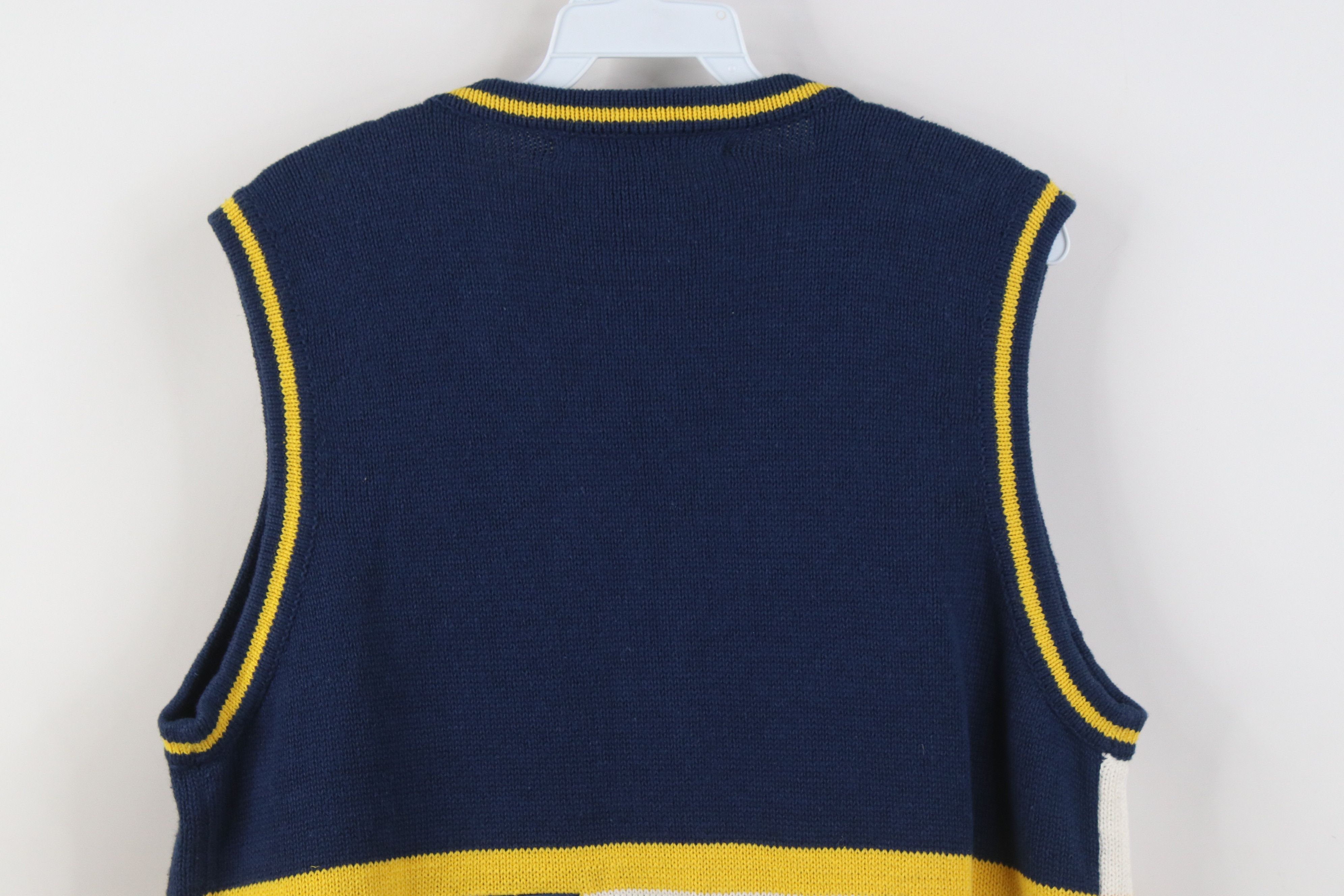 Vintage Vintage 90s University of Michigan Football Cardigan Sweater Size M / US 6-8 / IT 42-44 - 13 Thumbnail