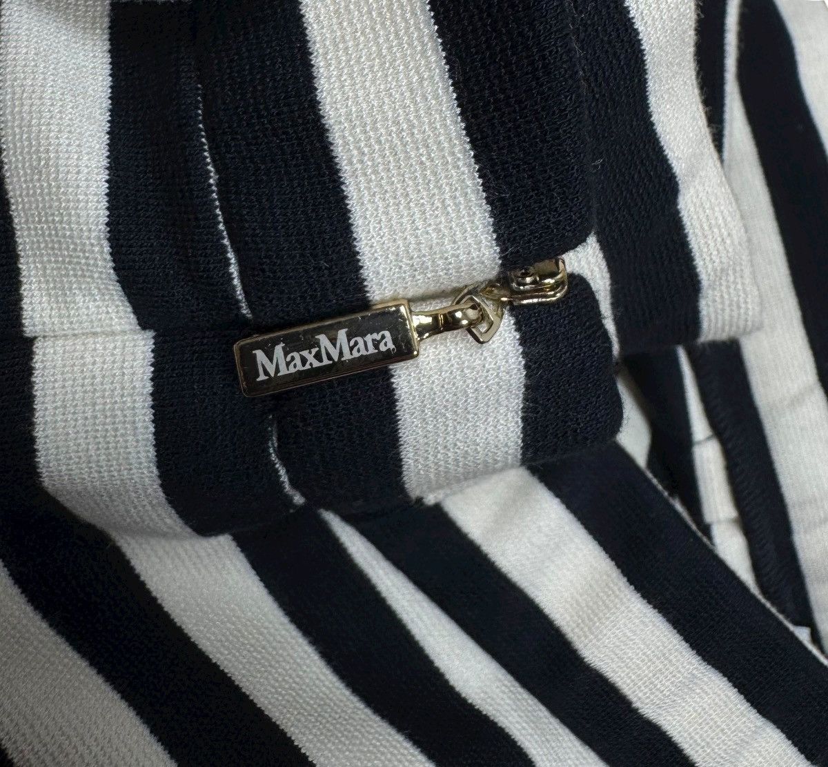 Max Mara Max Mara Striped Pants Wide Leg Viscose Jersey size US8 UK10 Size 28" / US 6 / IT 42 - 9 Thumbnail