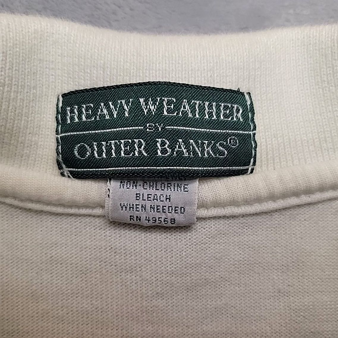 Vintage VTG Rugby Shirt Men L Blue White Stripe Campbell Crest Heavy Weather Made in USA Size US L / EU 52-54 / 3 - 4 Thumbnail