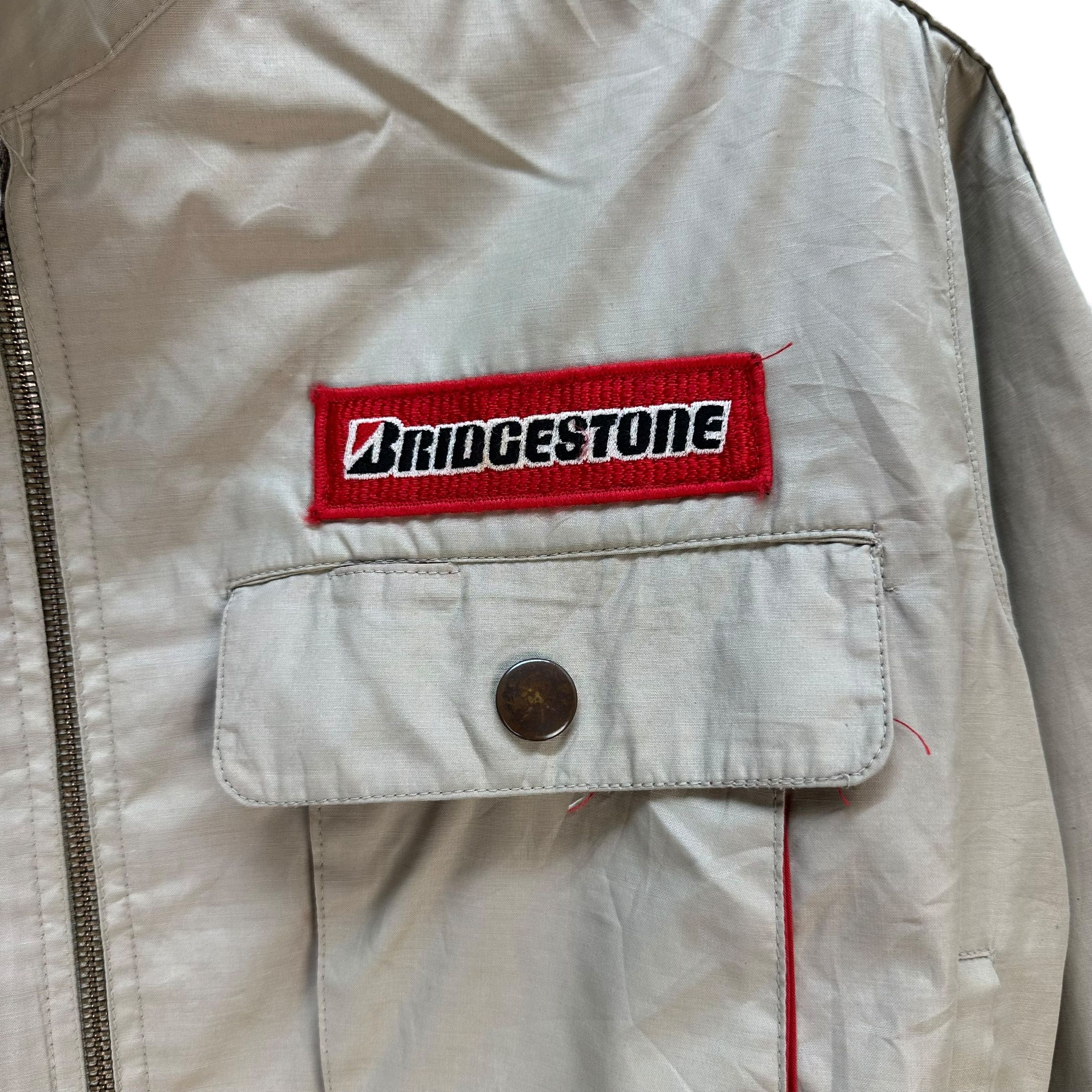 Vintage 90's BRIDGESTONE Big Logo Motorsport Jacket #A75-1808 Size US S / EU 44-46 / 1 - 3 Thumbnail