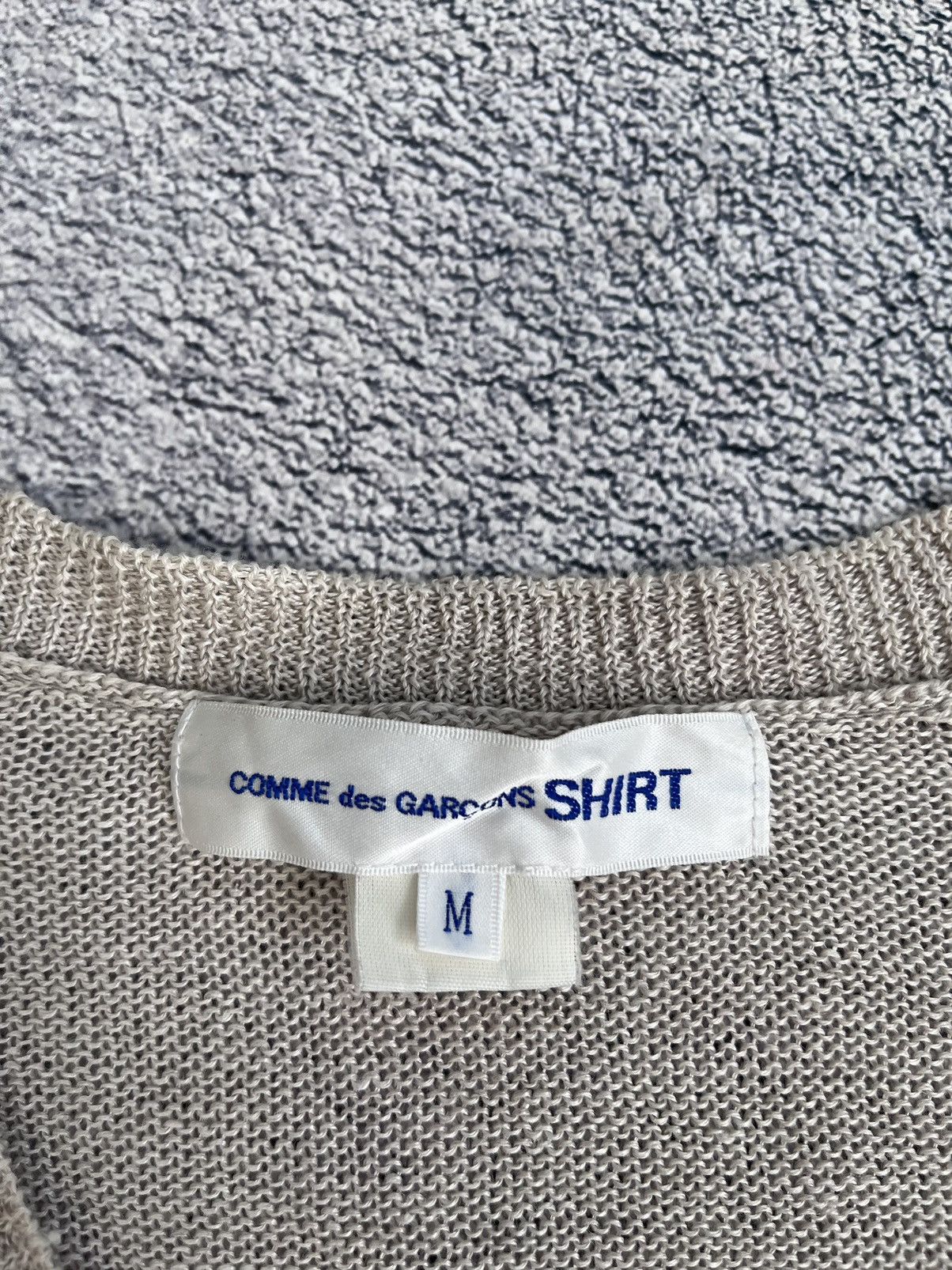 Comme des Garcons × Vintage Comme Des Garsons CDG Mens Sweater Long Sleeve Linen Japan Size US M / EU 48-50 / 2 - 5 Thumbnail