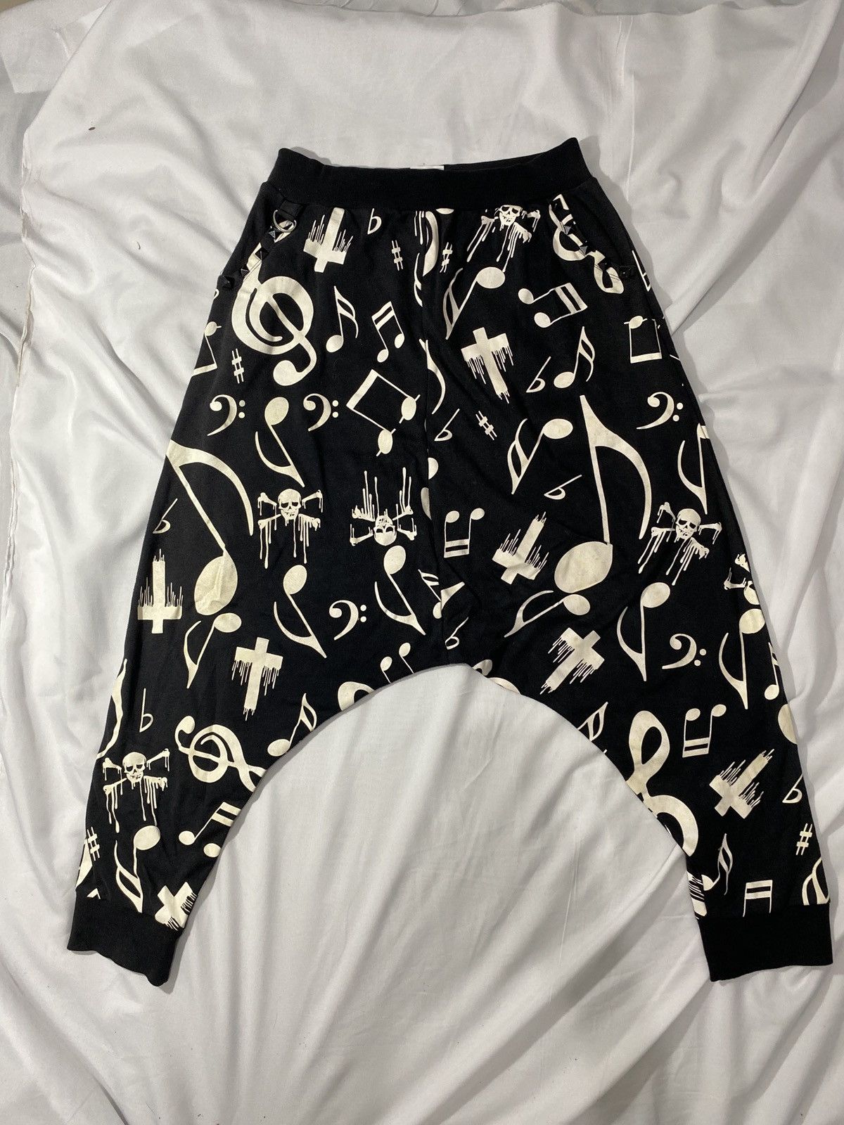 20471120 Japanese Brand Lover’s Rock Skull Harem SweatPants Size US 31 - 1 Thumbnail