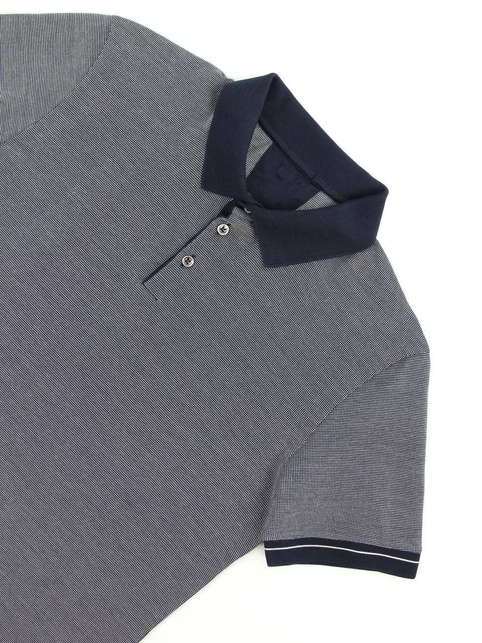 Hugo Boss HUGO BOSS White and blue cotton polo shirt Size US L / EU 52-54 / 3 - 7 Thumbnail