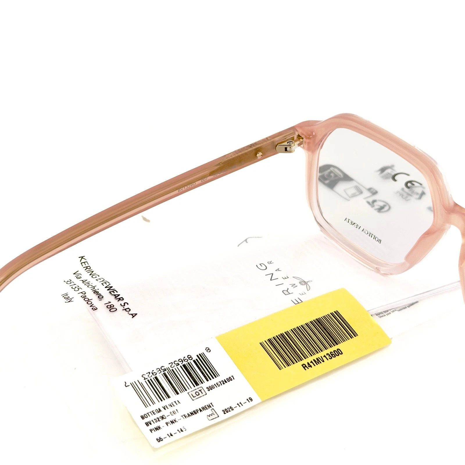 Bottega Veneta BOTTEGA VENETA 1329 CLASSIC BV1329O Optical Eyeglasses 007 Size ONE SIZE - 6 Thumbnail