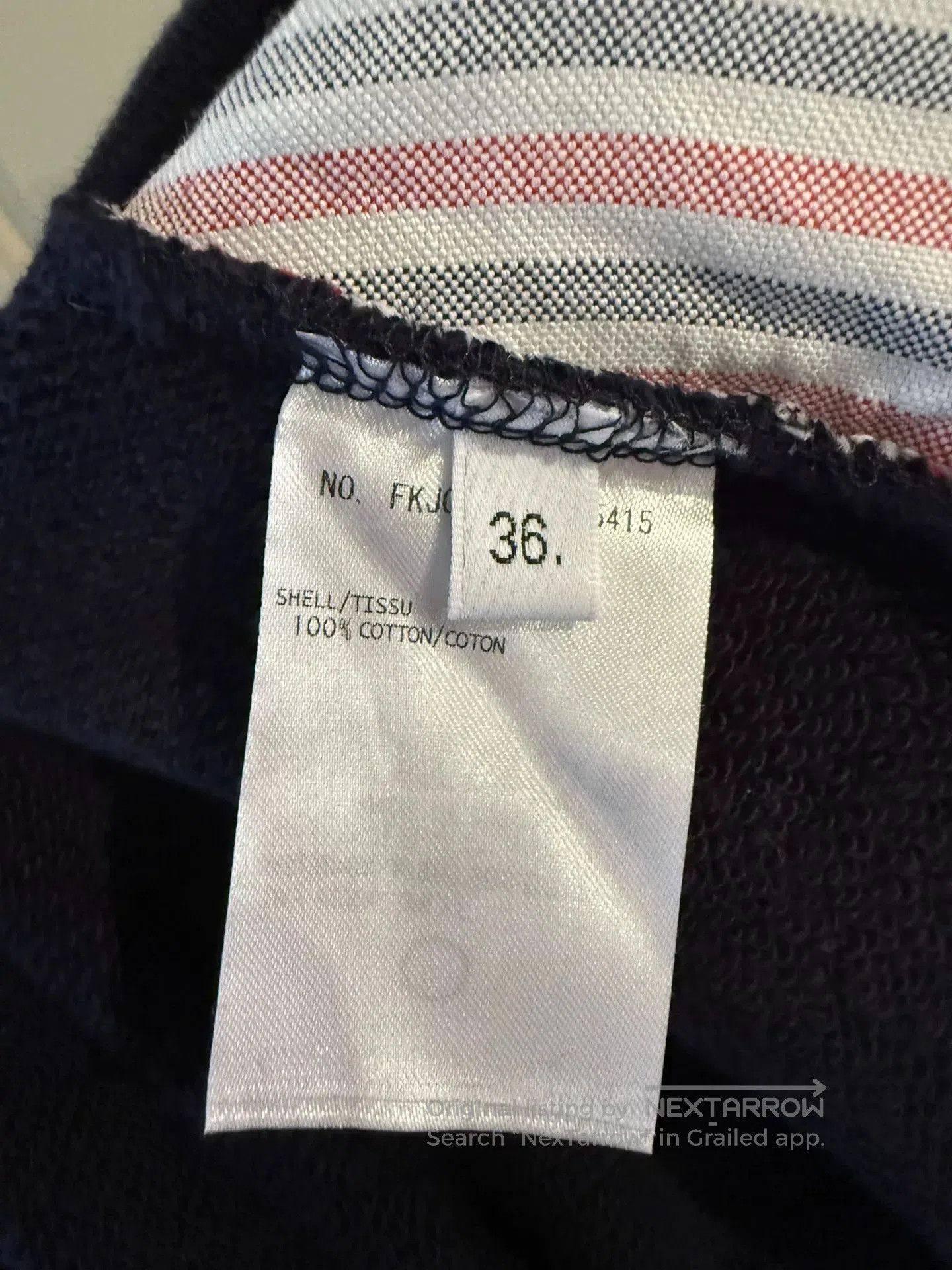 Thom Browne navy blue striped Thom Browne skirt. Size 35" - 4 Thumbnail