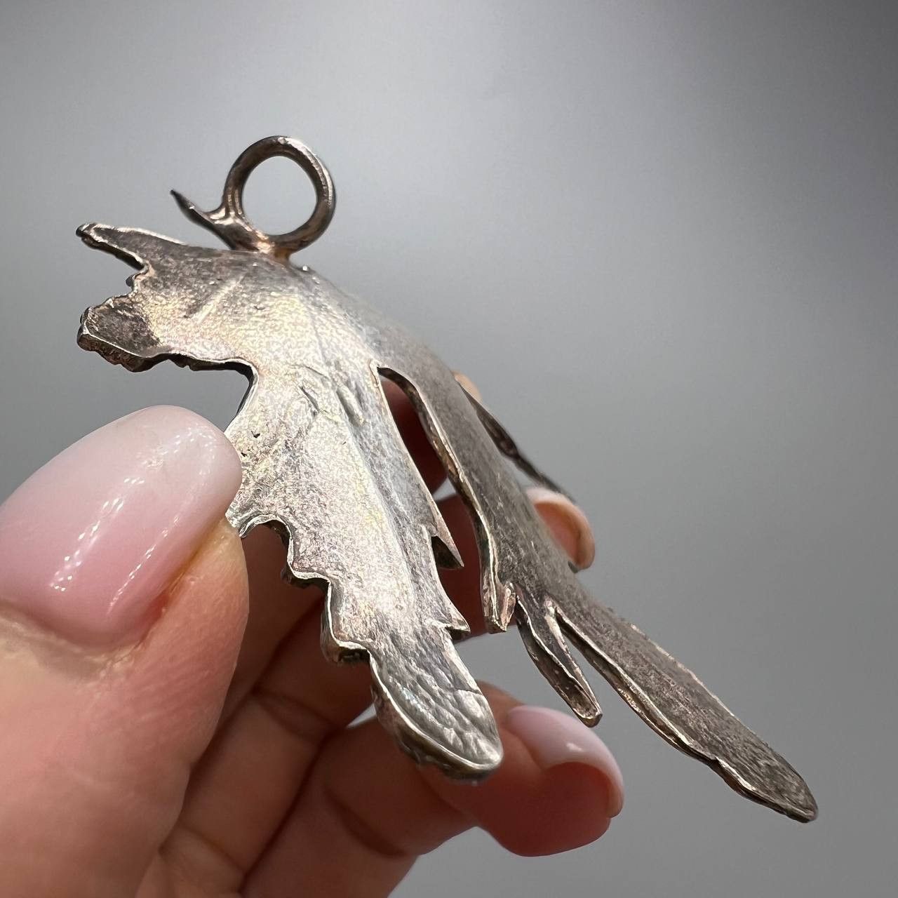 Vintage Vintage Jewelry Pendant Maple Leaf Silver 800 Italy 23g Size ONE SIZE - 3 Thumbnail
