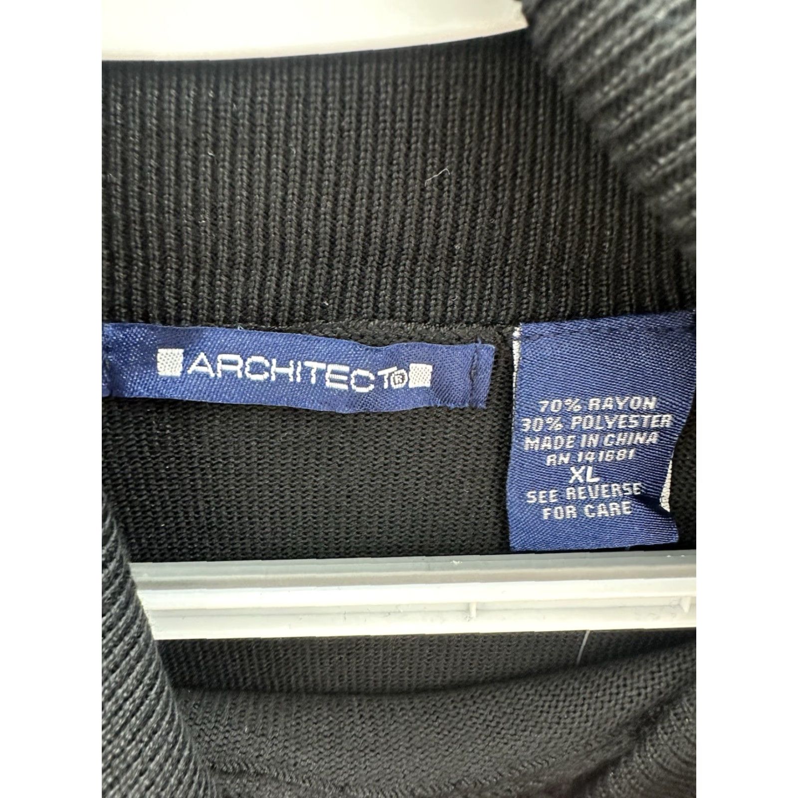 Architect Architect Womens Sweater XL Black Turtleneck Pullover NWTs Size XL / US 12-14 / IT 48-50 - 4 Thumbnail