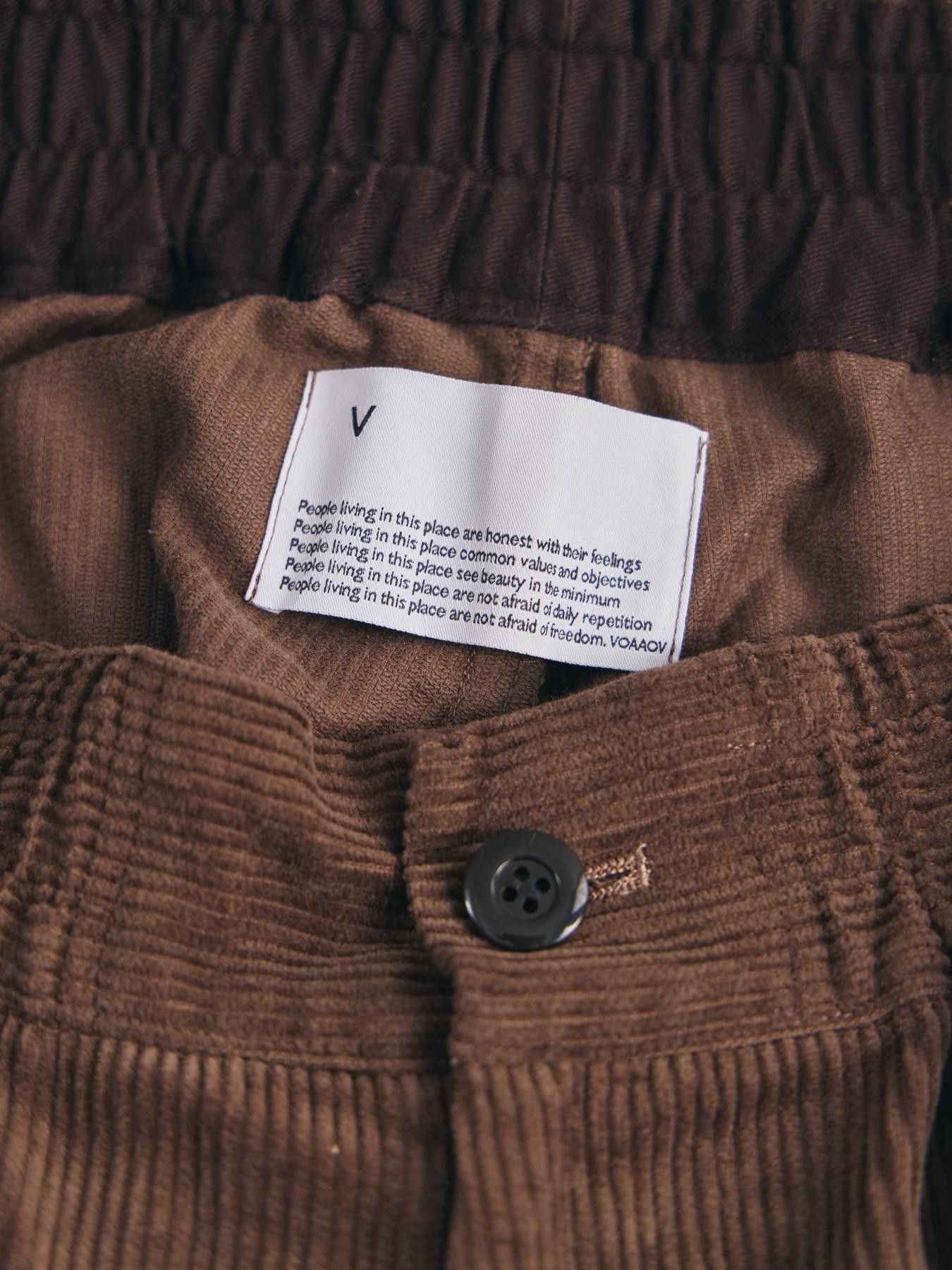 Other VOAAOV CORDUROY Gather Waist Wide Pants Size US 34 / EU 50 - 6 Thumbnail
