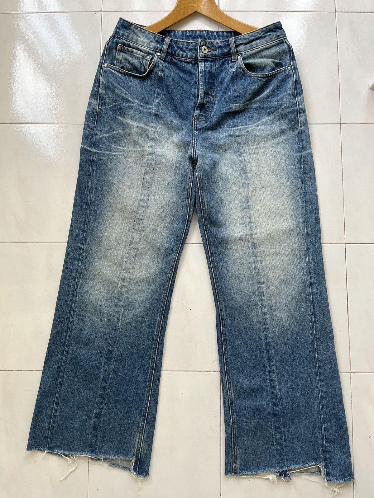 Y/Project Y/Project Wire Denim Distressed Unisex 👫 Size US 33 - 3 Thumbnail