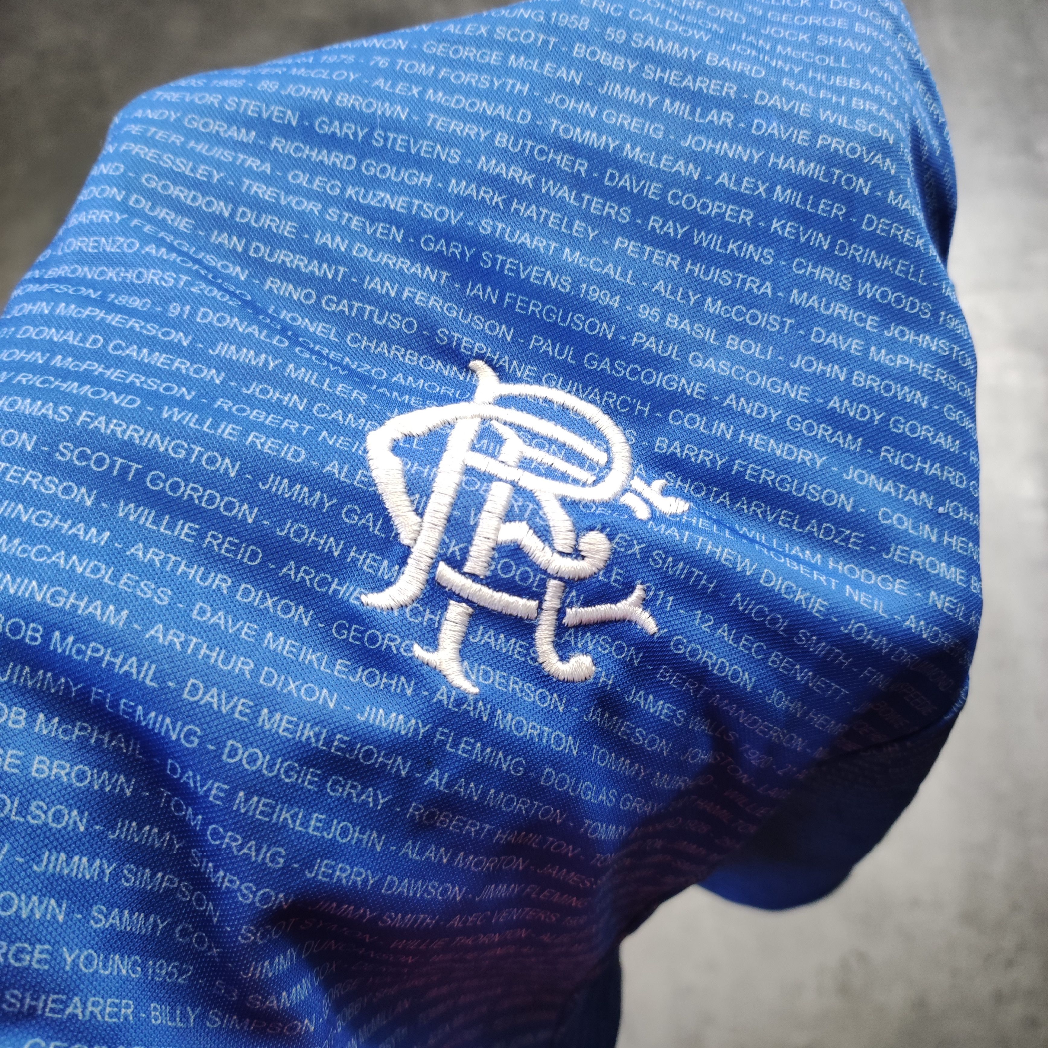 Vintage Vintage RARE 90s Glasgow Rangers Limited Edition Jersey Size US M / EU 48-50 / 2 - 6 Thumbnail