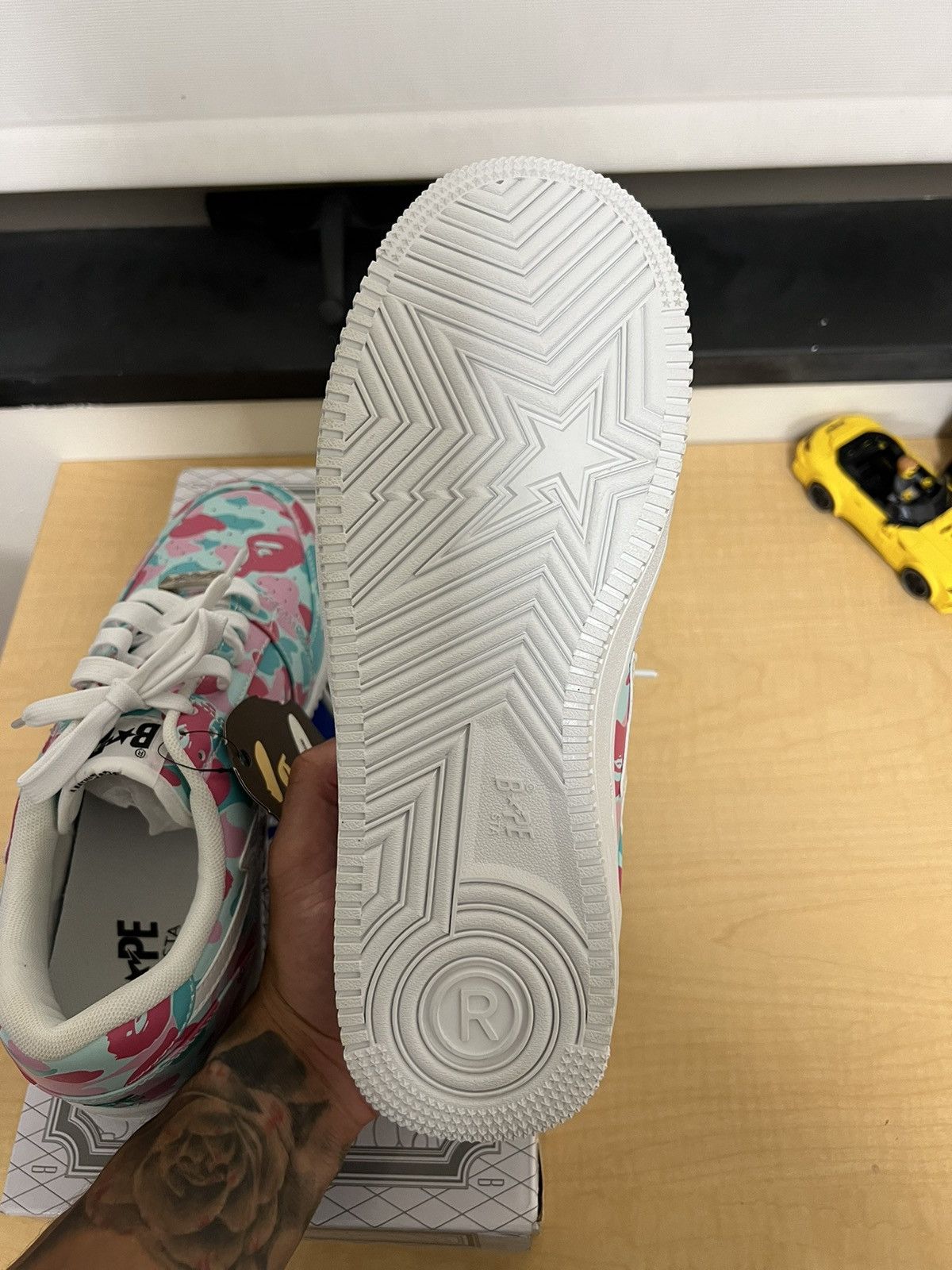 Bape BAPESTA LOW M2 MIAMI 1ST ANNIVERSARY Size US 10 / EU 43 - 5 Thumbnail