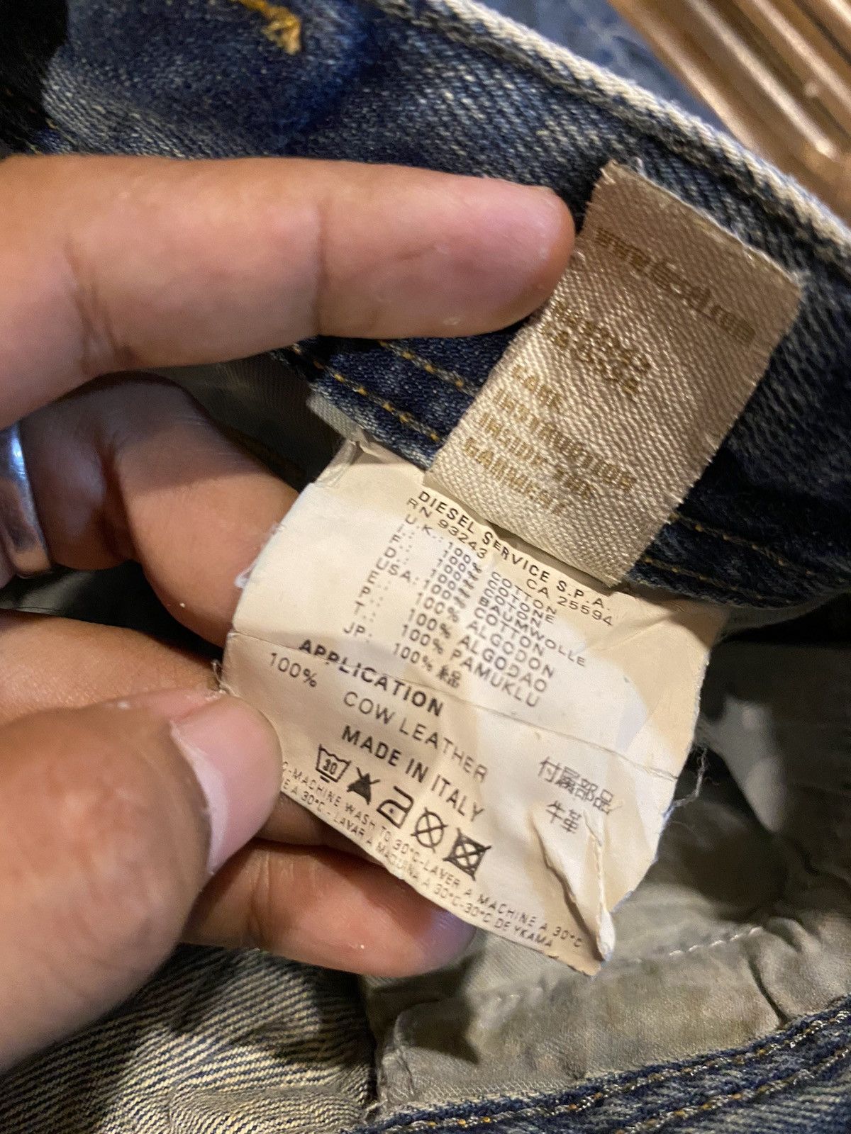 Diesel × If Six Was Nine × Vintage DIESEL HEEVEN DENIM PANTS Size US 30 / EU 46 - 14 Thumbnail