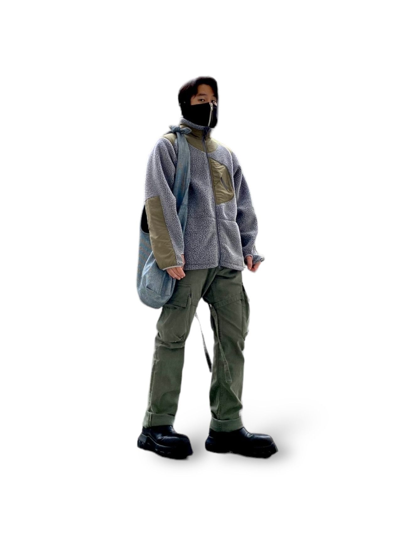 F/CE Grey Polartec Fleece Size US L / EU 52-54 / 3 - 2 Thumbnail