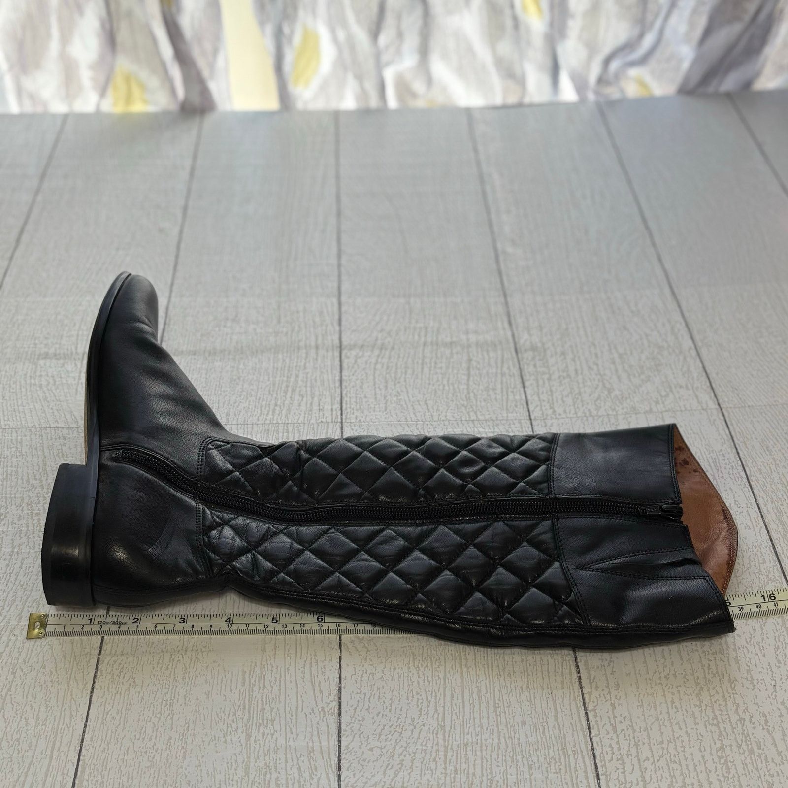 Other Corso Como Black Leather Over-the-Knee Boots Size 6 Size US 6 / IT 36 - 5 Thumbnail