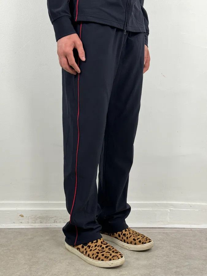 Prada 2000s Prada Navy Contrast Red Stripe Tracksuit Set Size US 33 - 9 Thumbnail