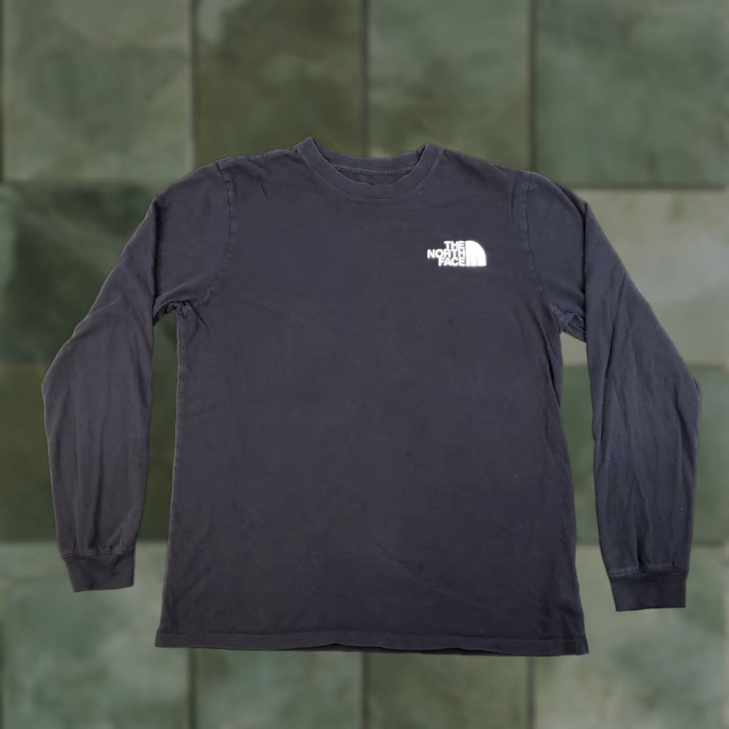 The North Face The North Face Shirt Mens Medium Black Long Sleeve Cotton Outdoor Logo Never Stop Exploring Mens Size US M / EU 48-50 / 2 - 1 Thumbnail