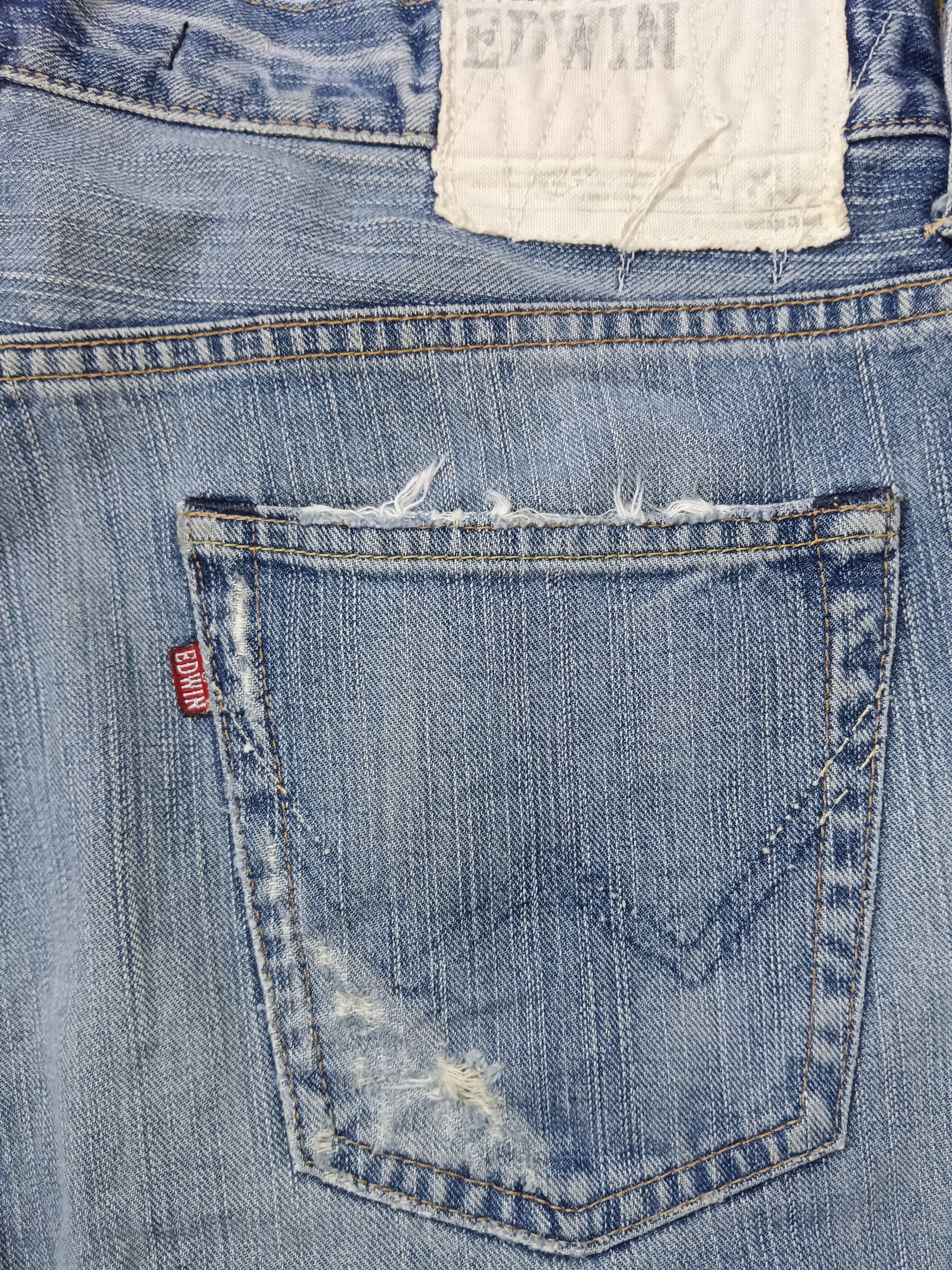 Edwin Edwin Seditionaries Distressed Flare Denim Size US 32 / EU 48 - 10 Thumbnail