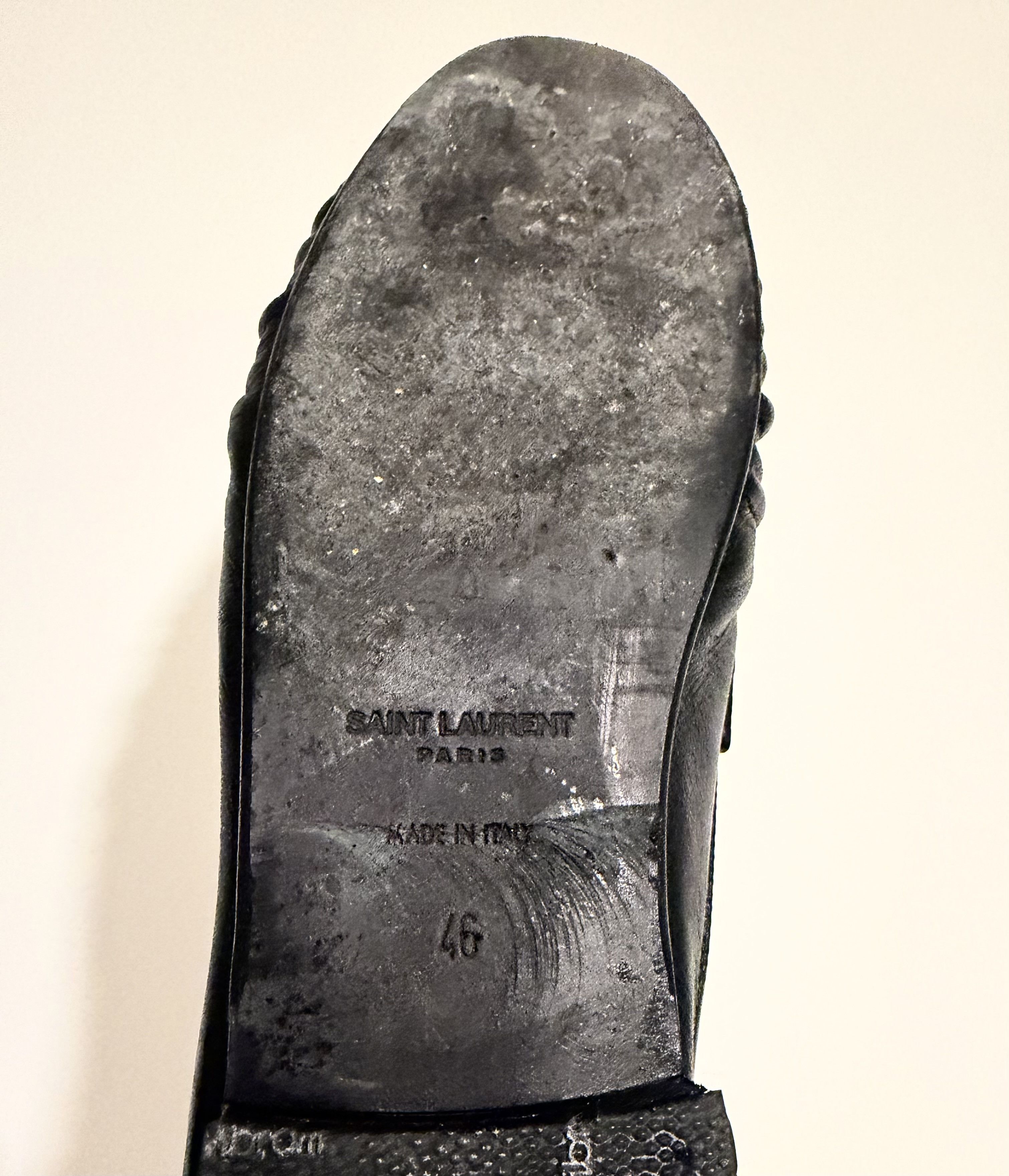 Saint Laurent Paris Lamb Skin Loafer Size US 13 / EU 46 - 6 Thumbnail