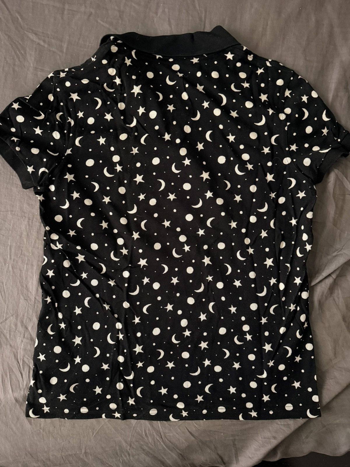 Saint Laurent Paris Saint Laurent Paris Stars/Symbols Polo Size US L / EU 52-54 / 3 - 3 Thumbnail